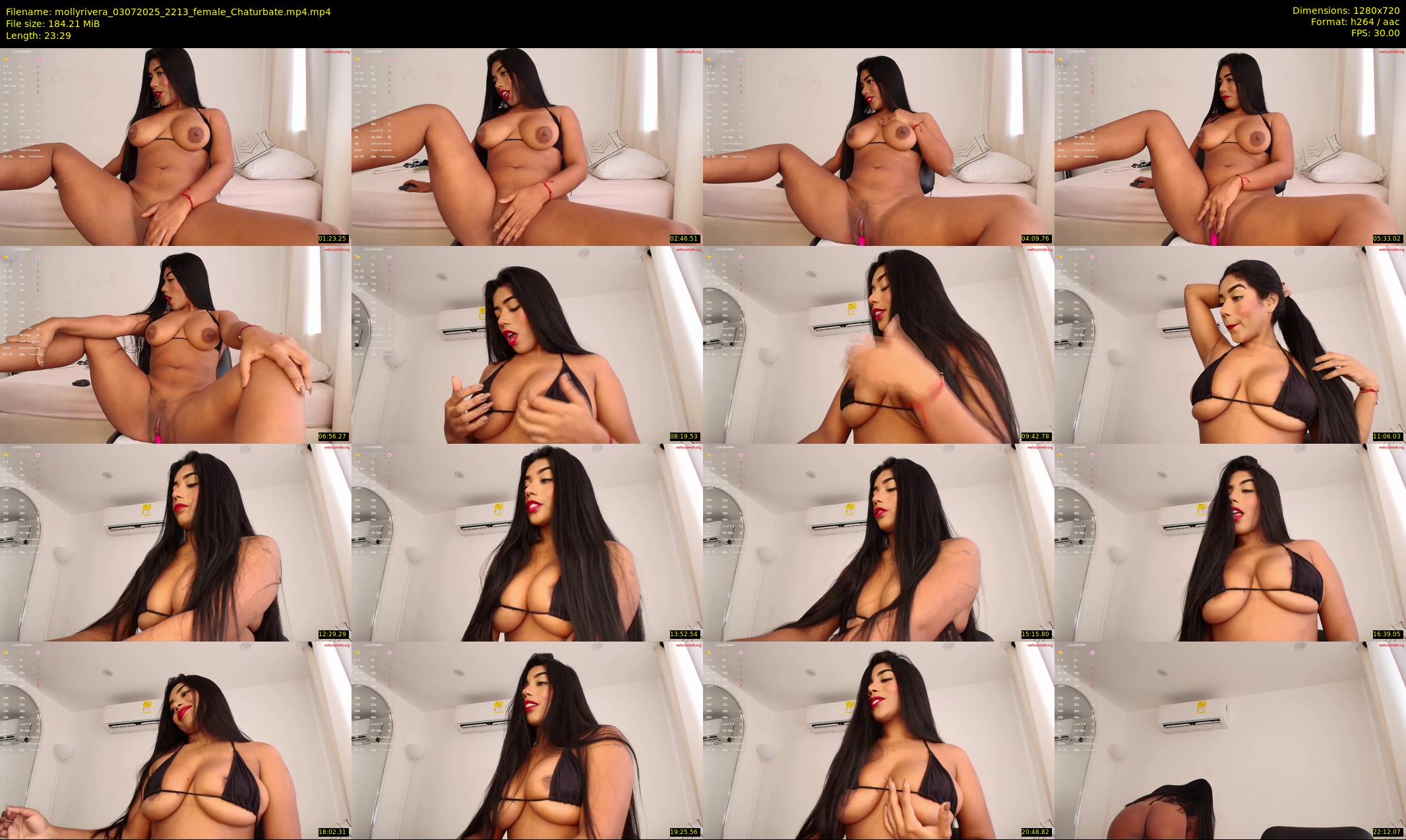 mollyrivera — 24 minute Chaturbate female cam show recording, 720p, Jul 3, 2025