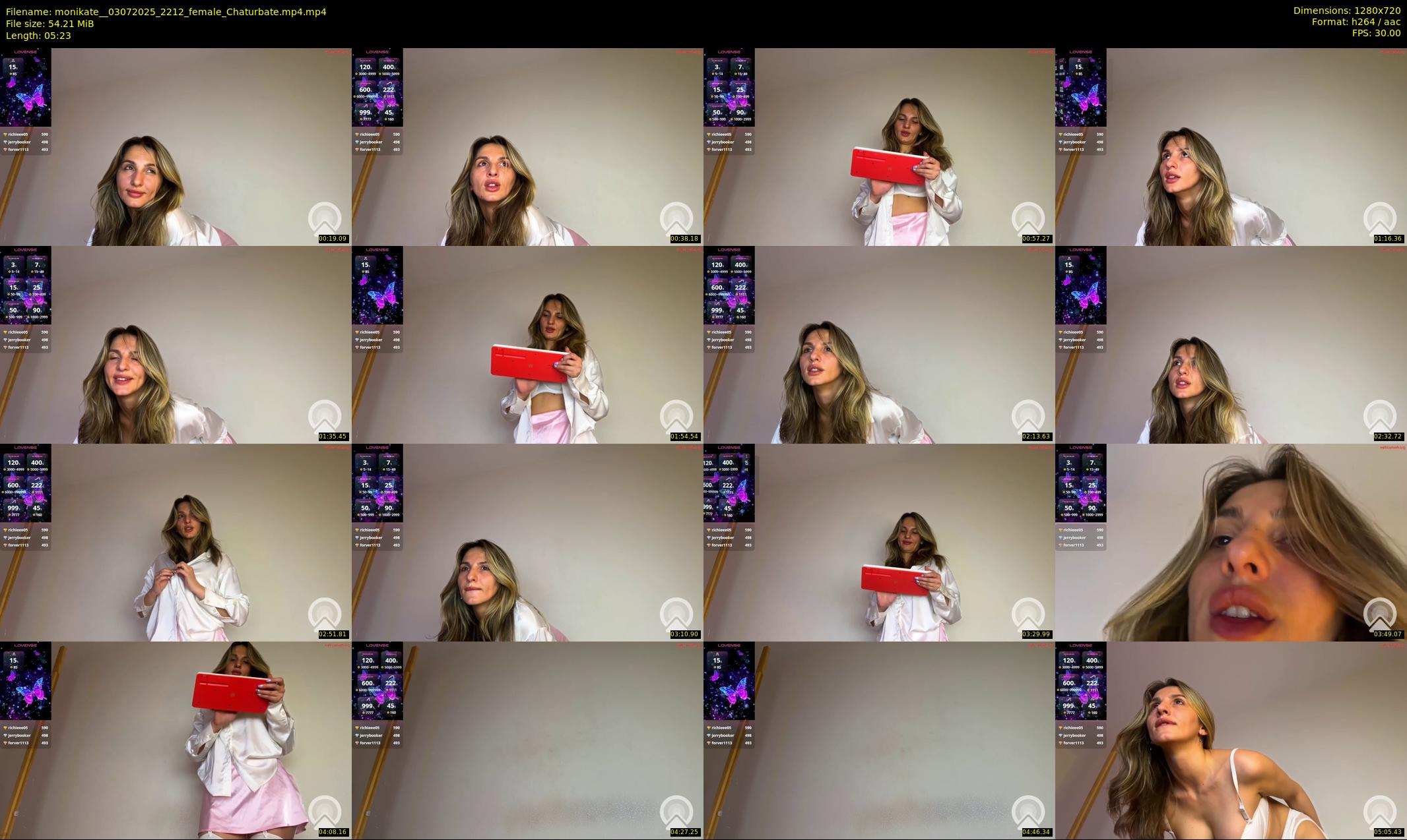 monikate_ — 6 minute Chaturbate couple cam show recording, 720p, Jul 3, 2025