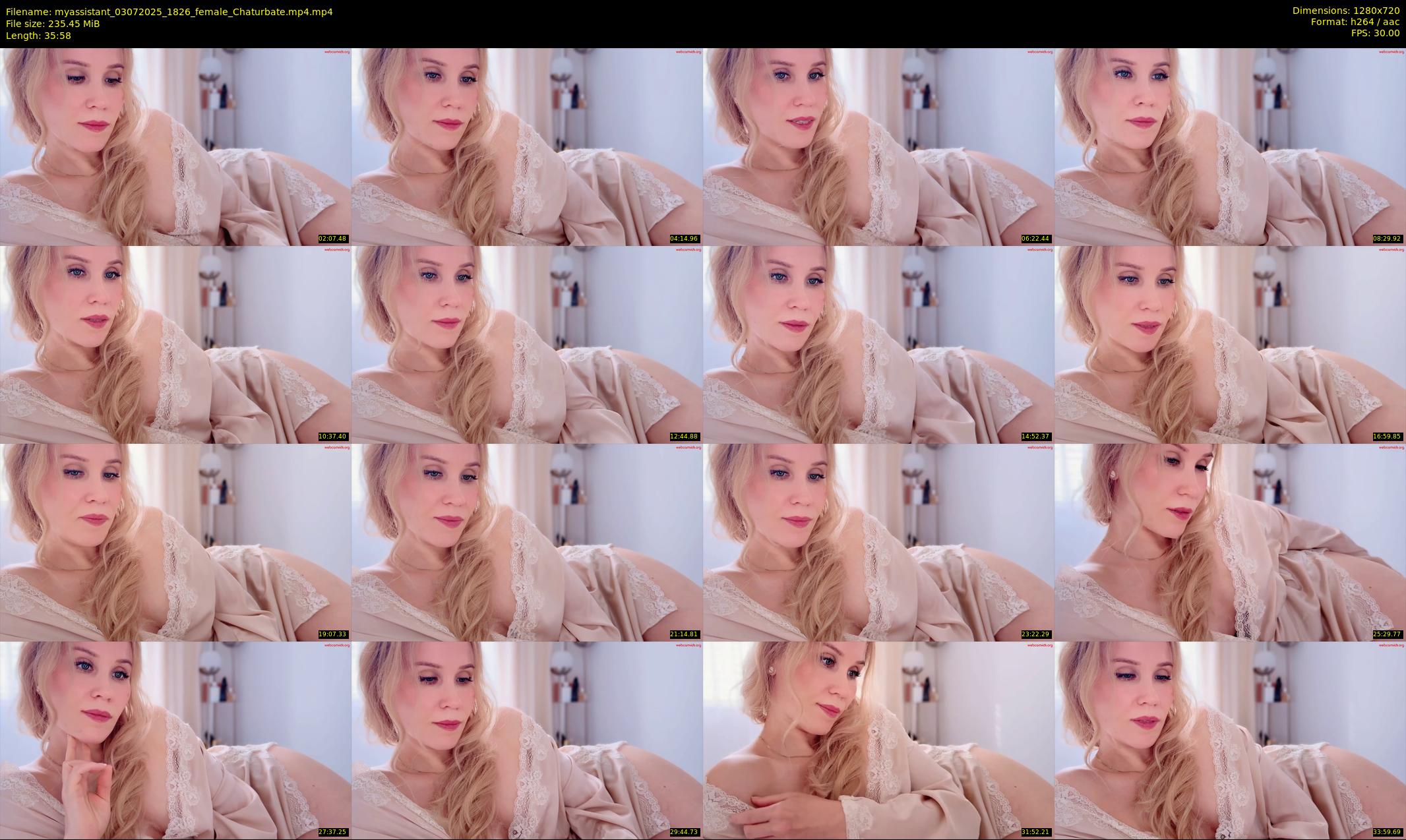 myassistant — 36 minute Chaturbate female cam show recording, 720p, Jul 3, 2025