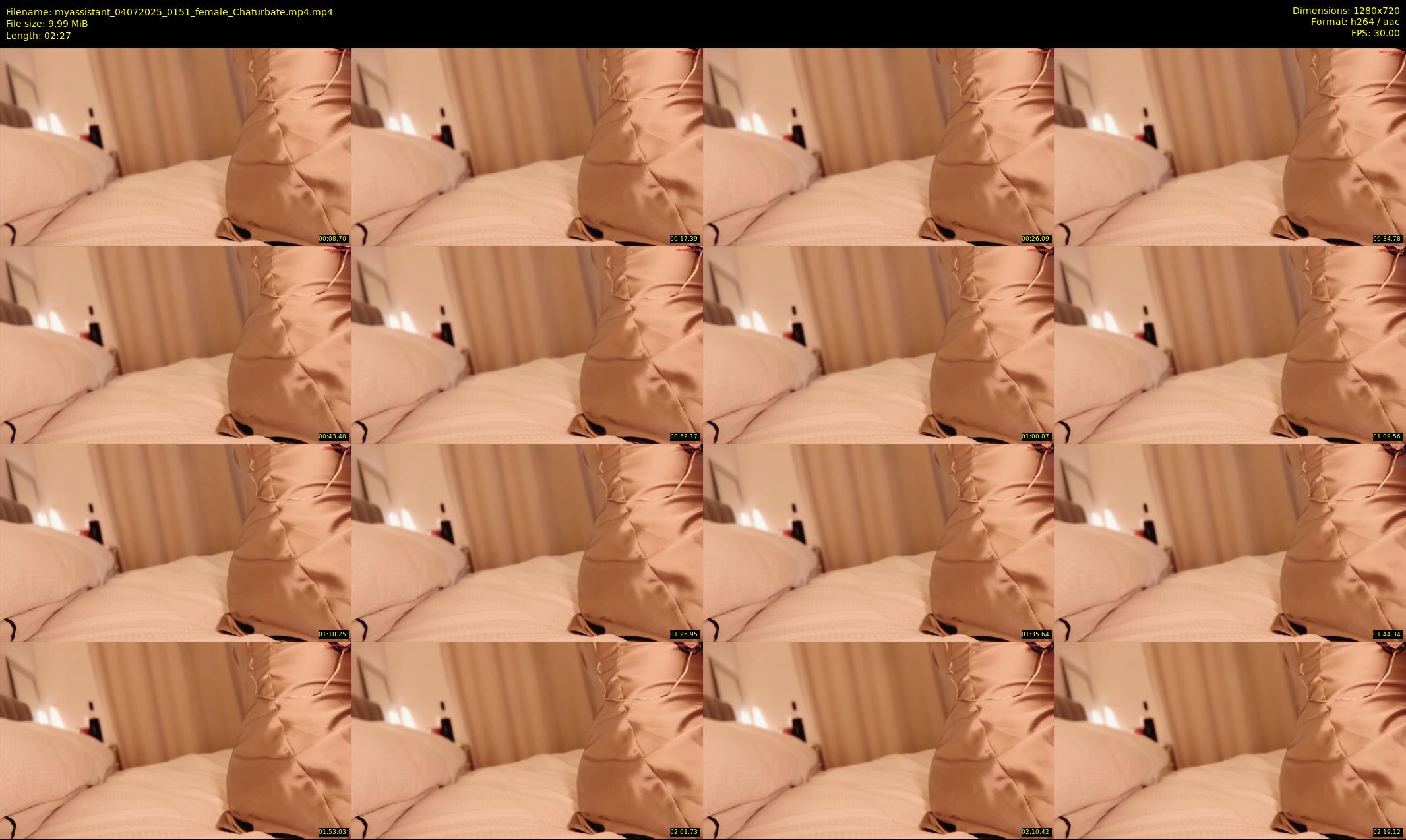 myassistant — 3 minute Chaturbate female cam show recording, 720p, Jul 4, 2025