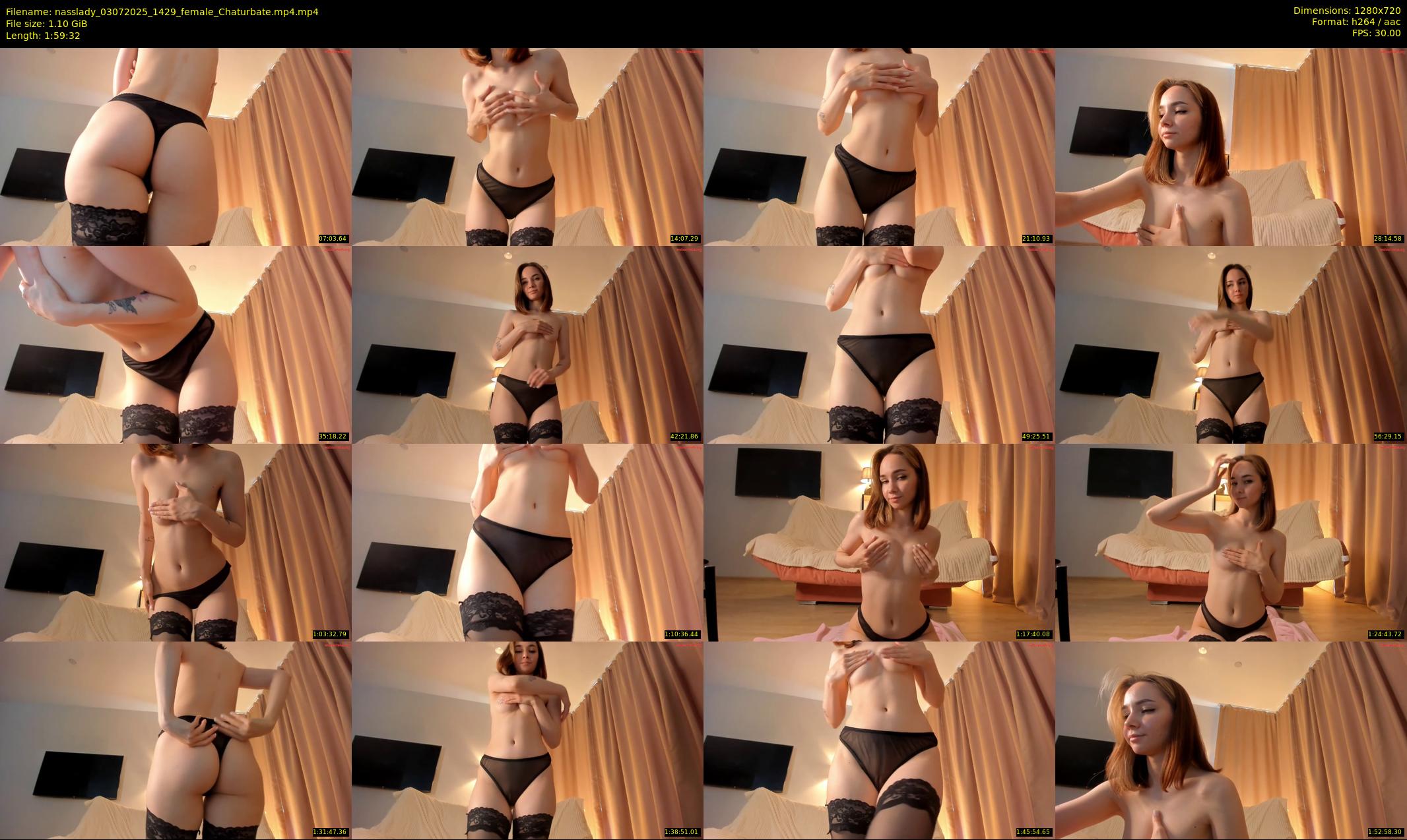nasslady — 120 minute Chaturbate female cam show recording, 720p, Jul 3, 2025