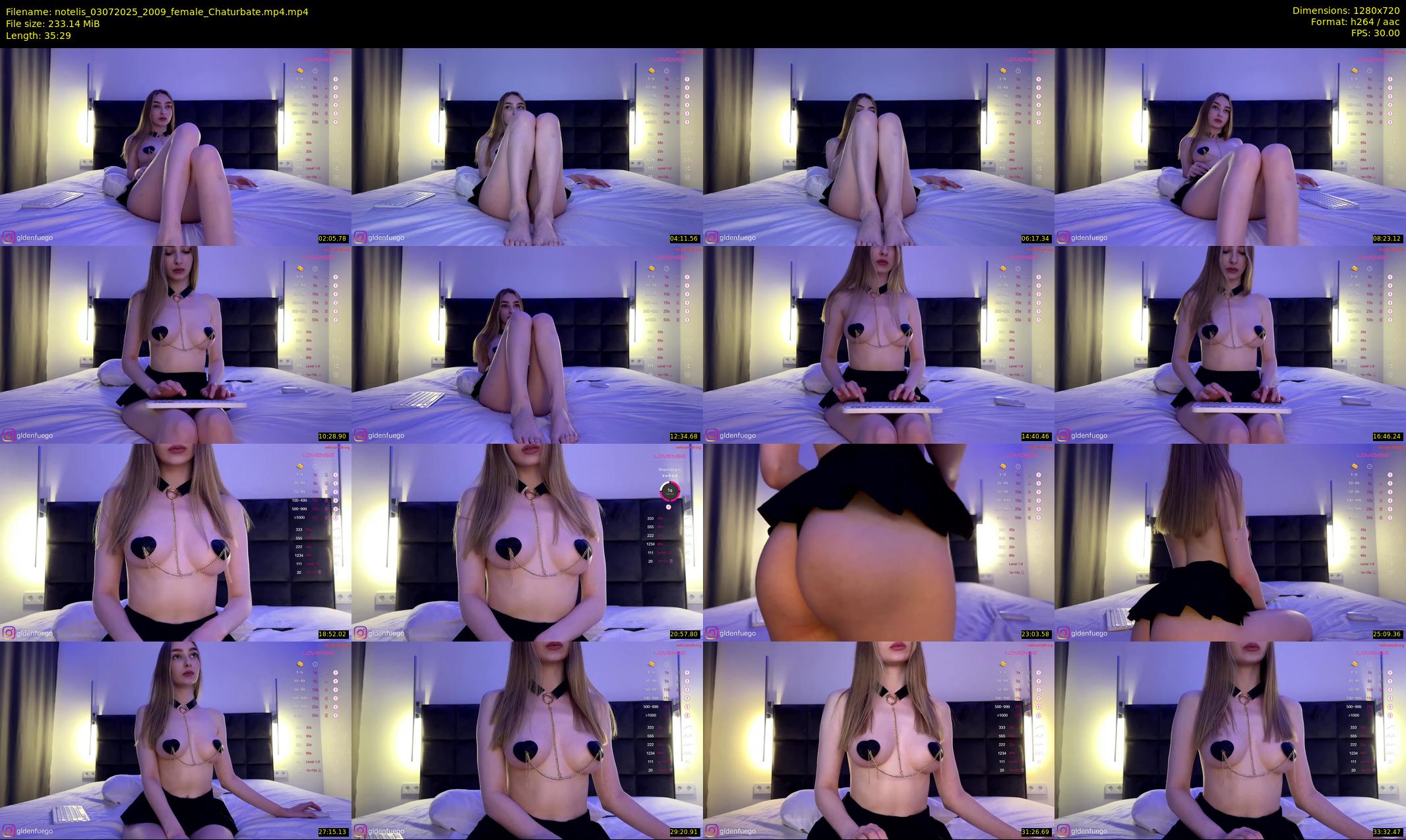 notelis — 36 minute Chaturbate female cam show recording, 720p, Jul 3, 2025