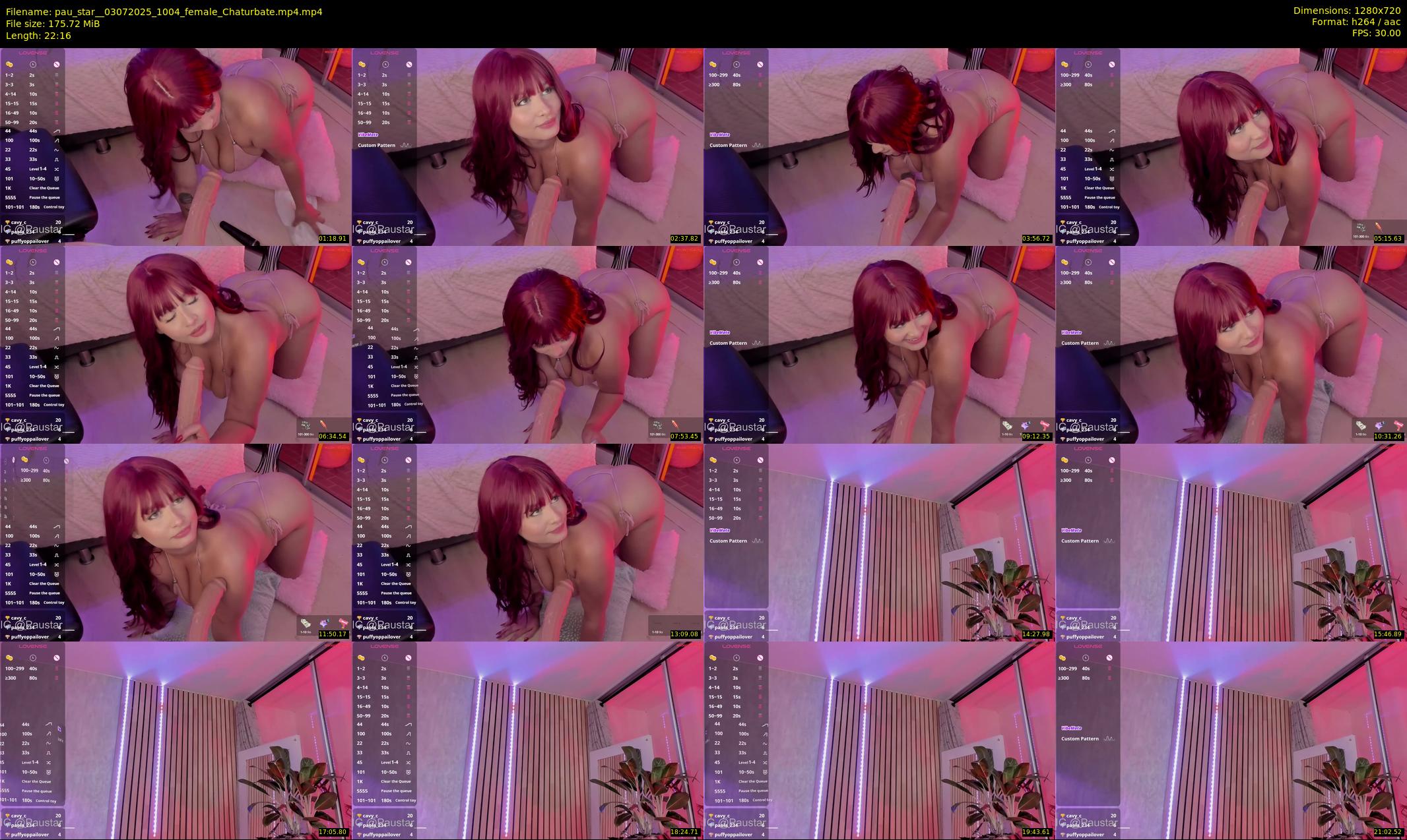 pau_star_ — 23 minute Chaturbate female cam show recording, 720p, Jul 3, 2025