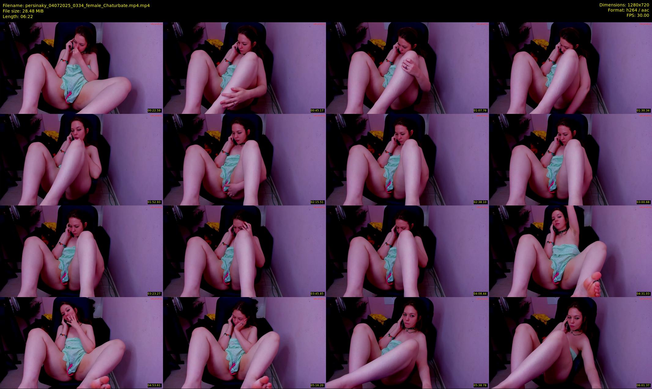 persinaky — 7 minute Chaturbate female cam show recording, 720p, Jul 4, 2025