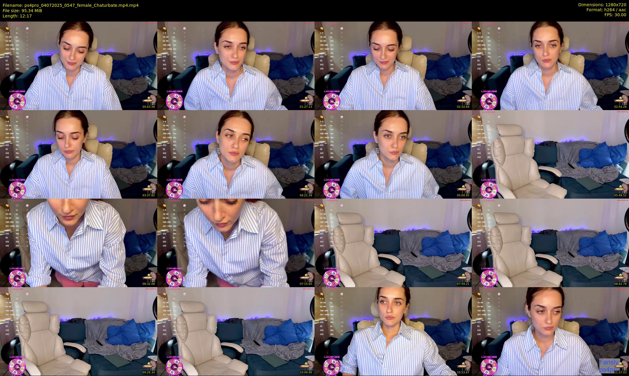 ps4pro — 13 minute Chaturbate female cam show recording, 720p, Jul 4, 2025