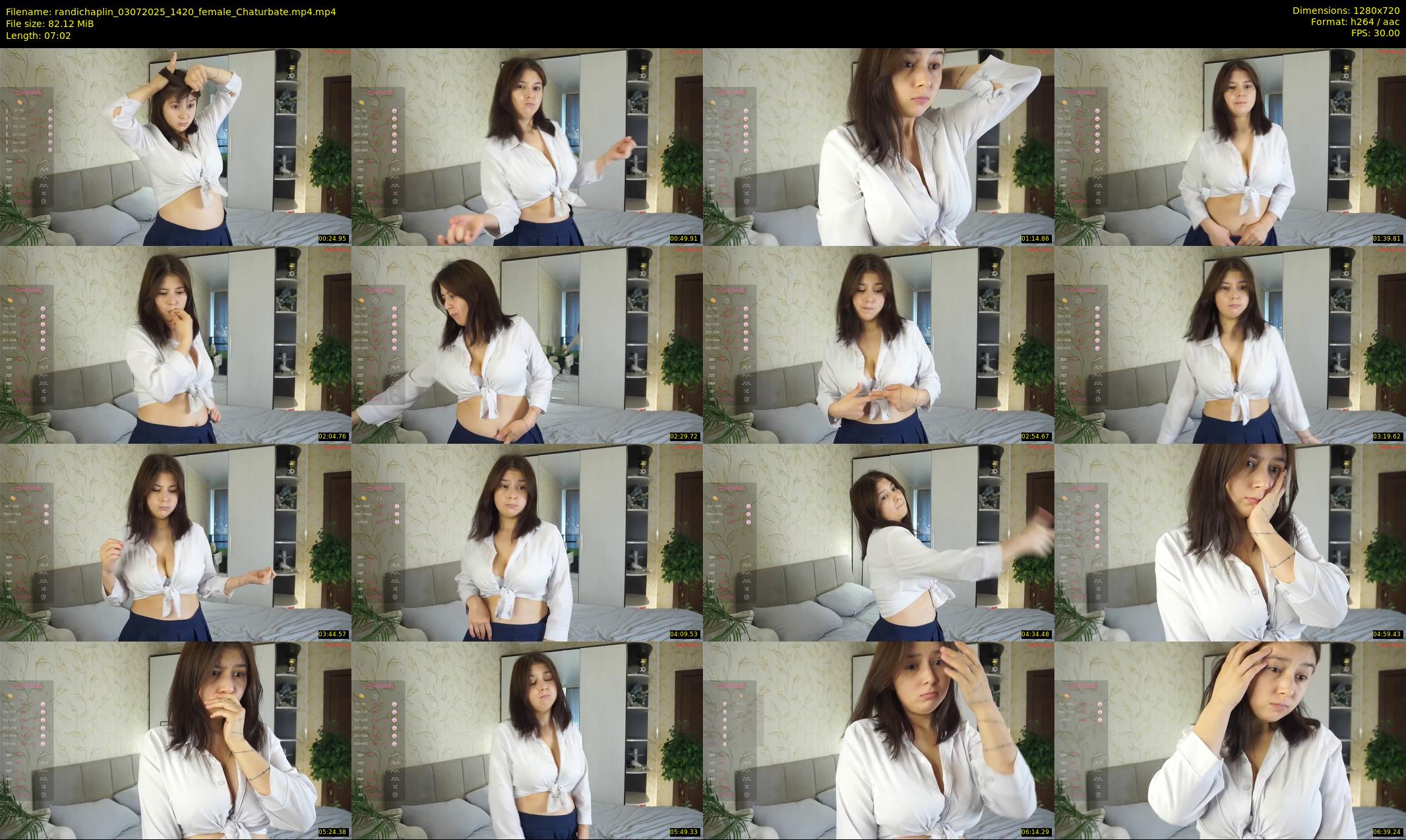 randichaplin — 8 minute Chaturbate female cam show recording, 720p, Jul 3, 2025