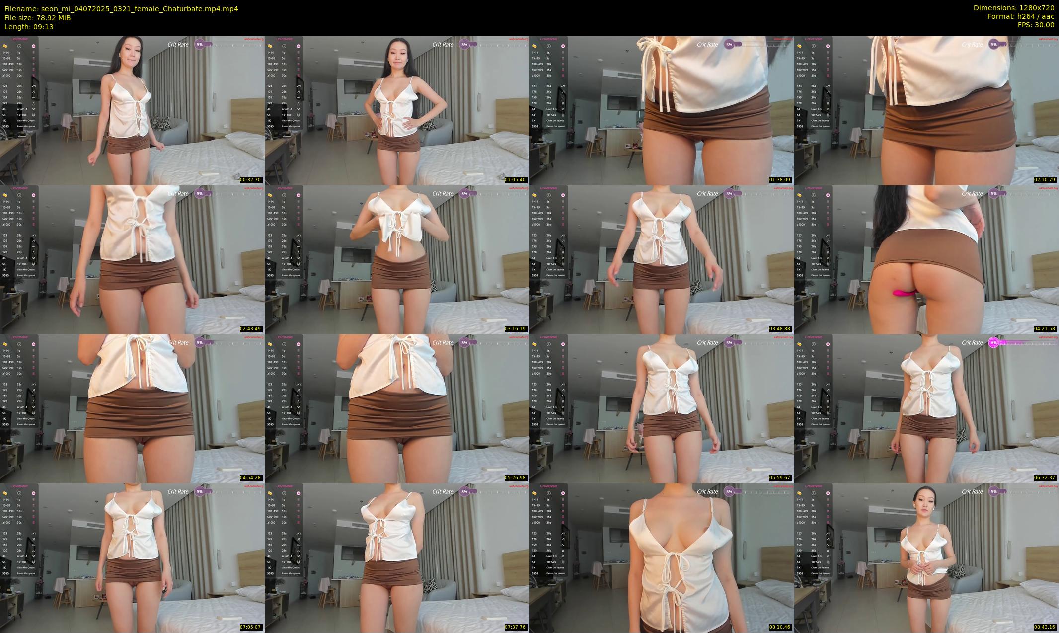 seon_mi — 10 minute Chaturbate female cam show recording, 720p, Jul 4, 2025