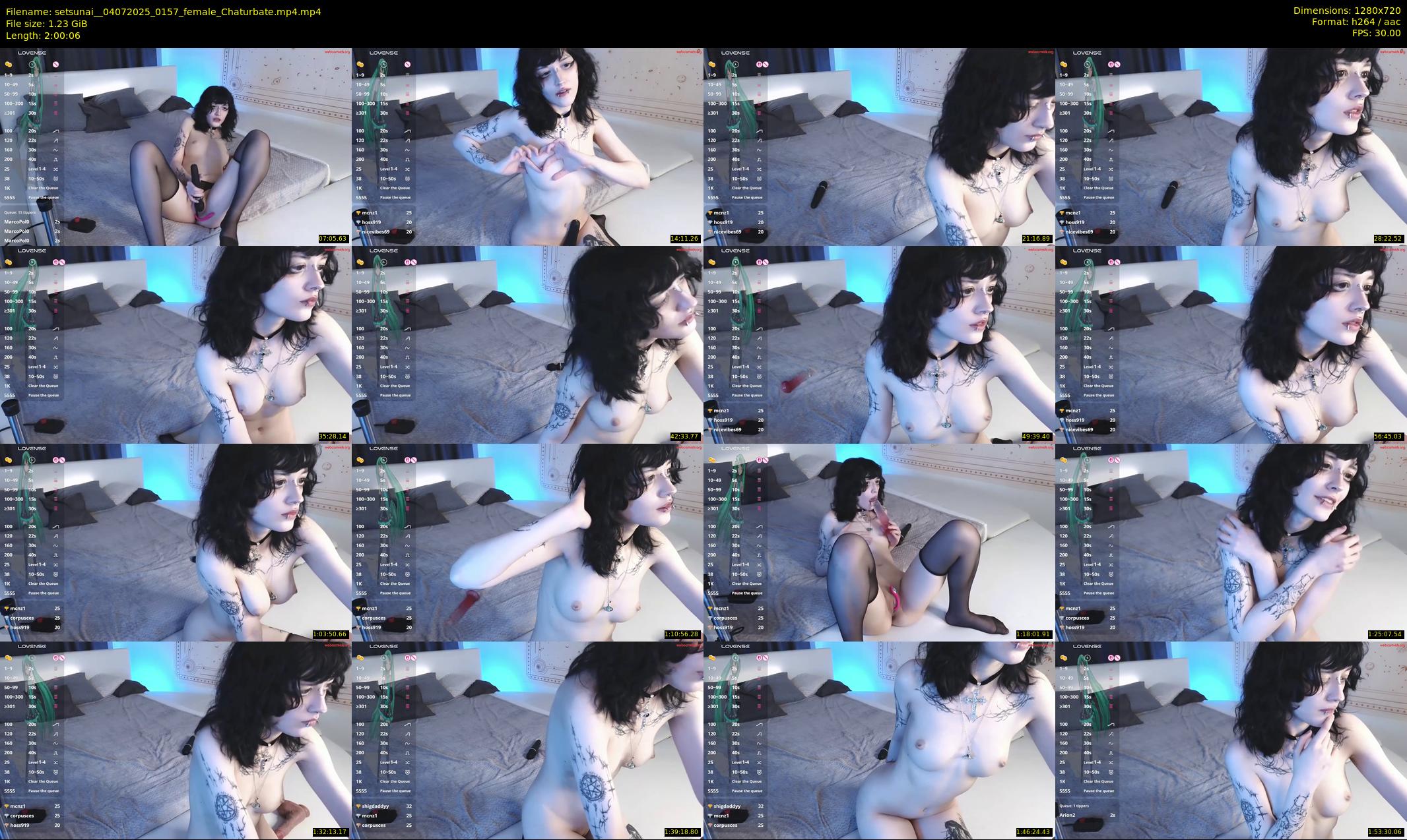 setsunai_ — 121 minute Chaturbate female cam show recording, 720p, Jul 4, 2025