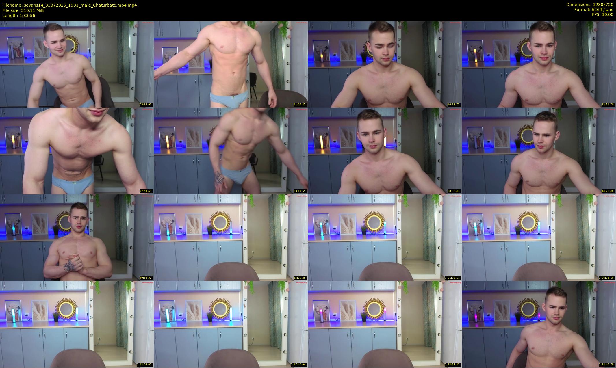 sevans14 — 94 minute Chaturbate male cam show recording, 720p, Jul 3, 2025