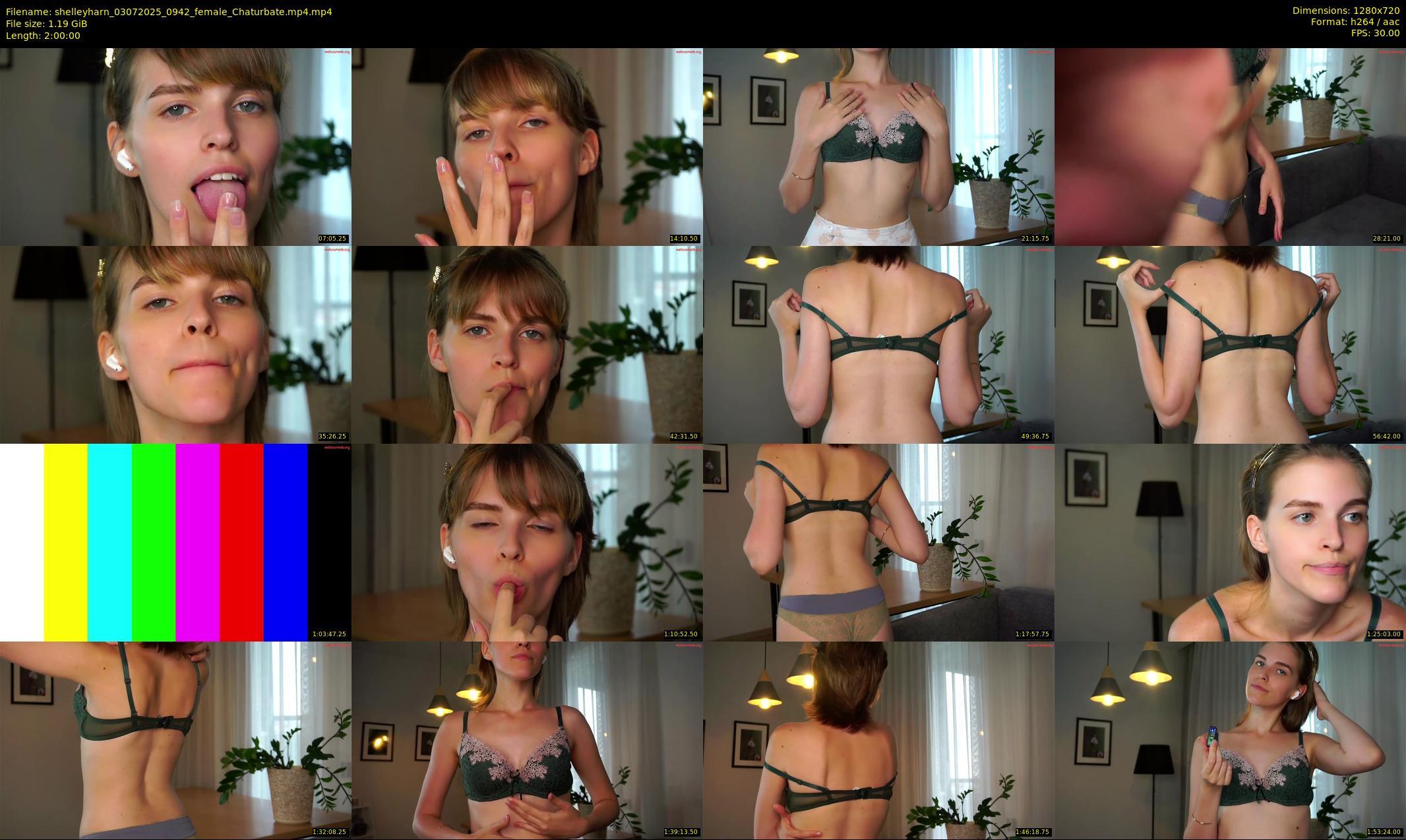 shelleyharn — 120 minute Chaturbate female cam show recording, 720p, Jul 3, 2025