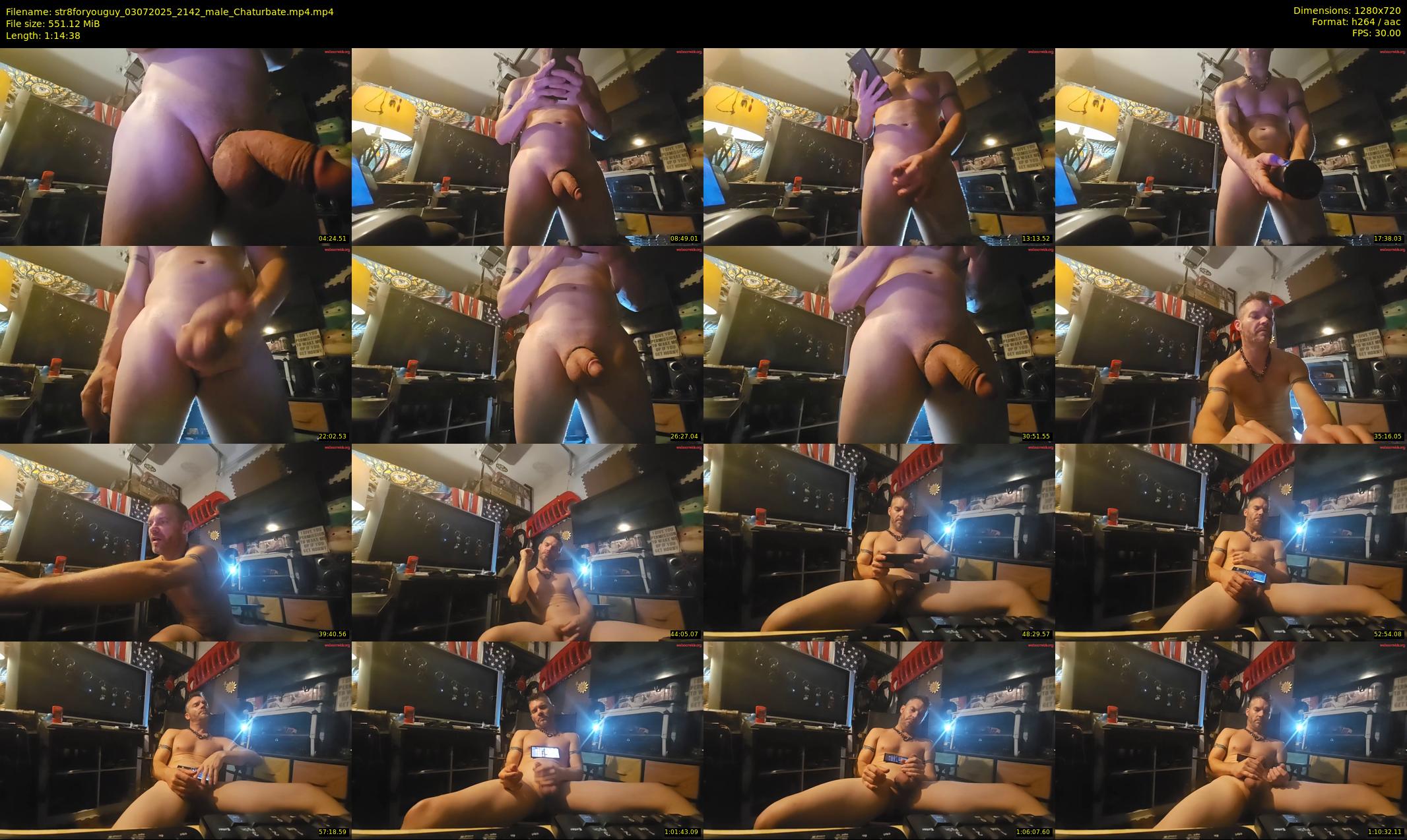 str8foryouguy — 75 minute Chaturbate male cam show recording, 720p, Jul 3, 2025