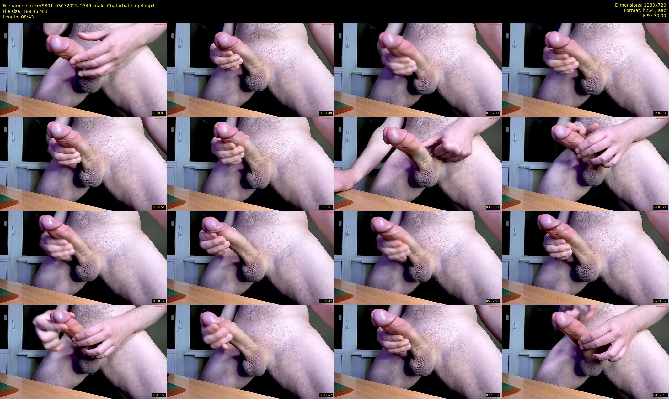 stroker9801 — 9 minute Chaturbate male cam show recording, 720p, Jul 3, 2025