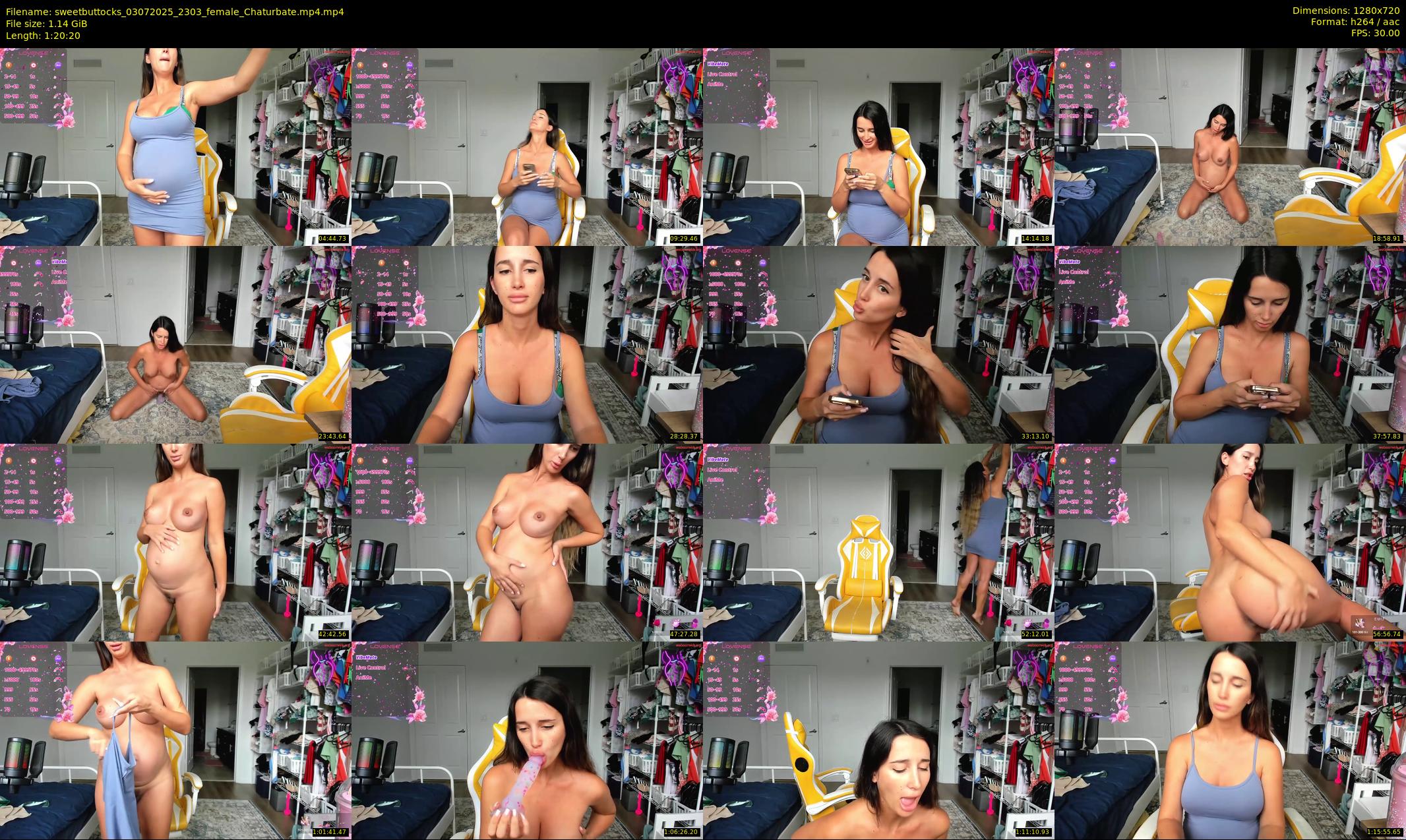 sweetbuttocks — 81 minute Chaturbate female cam show recording, 720p, Jul 3, 2025