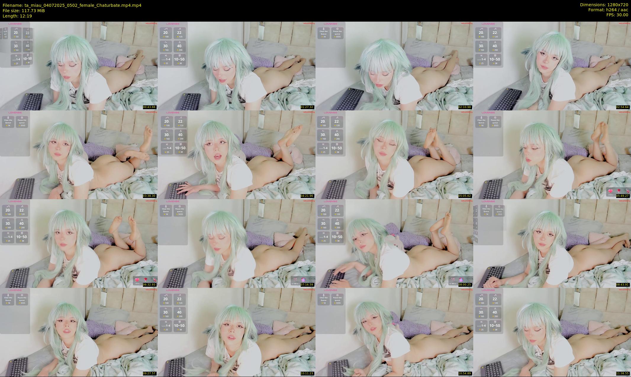ta_miau — 13 minute Chaturbate female cam show recording, 720p, Jul 4, 2025