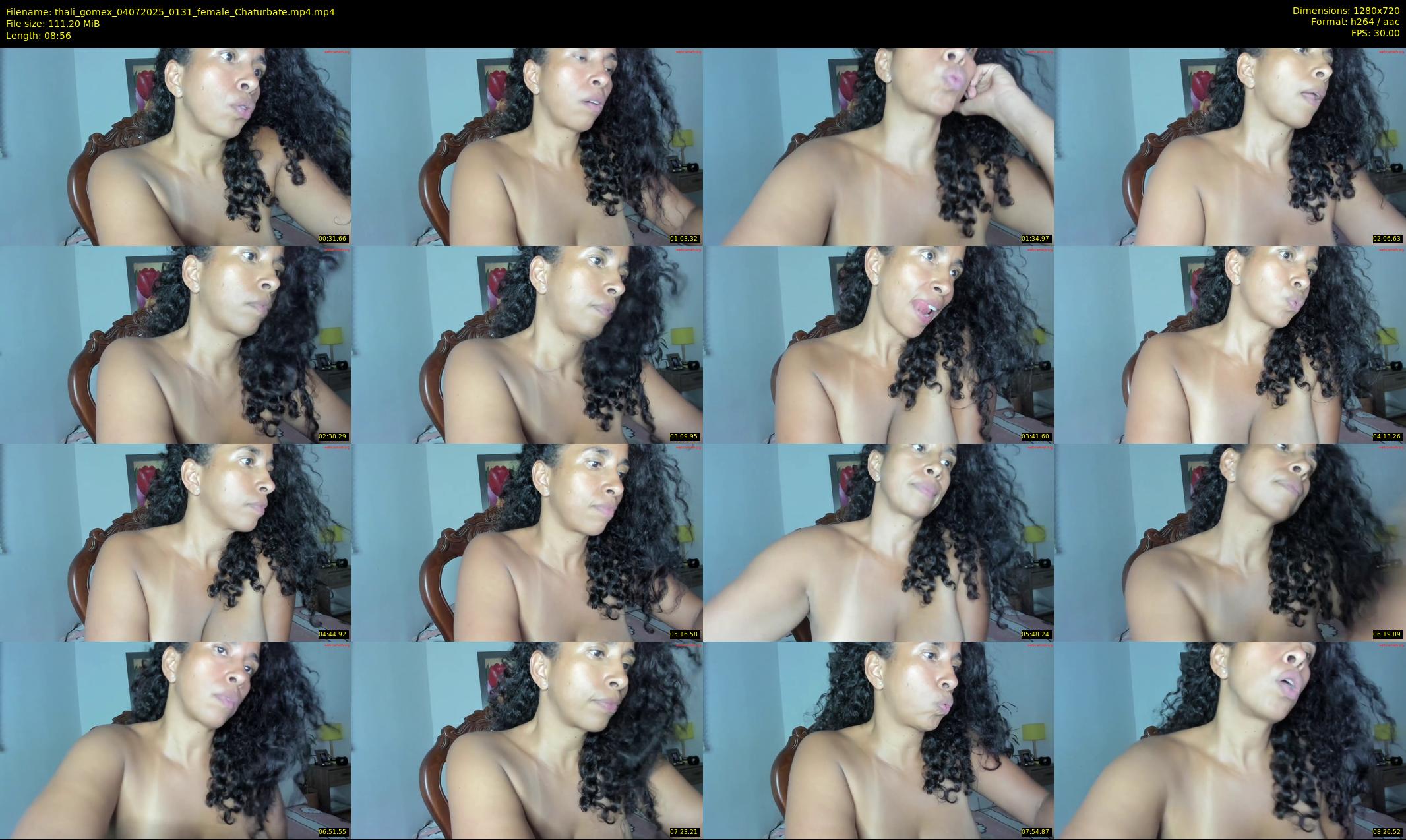 thali_gomex — 9 minute Chaturbate female cam show recording, 720p, Jul 4, 2025