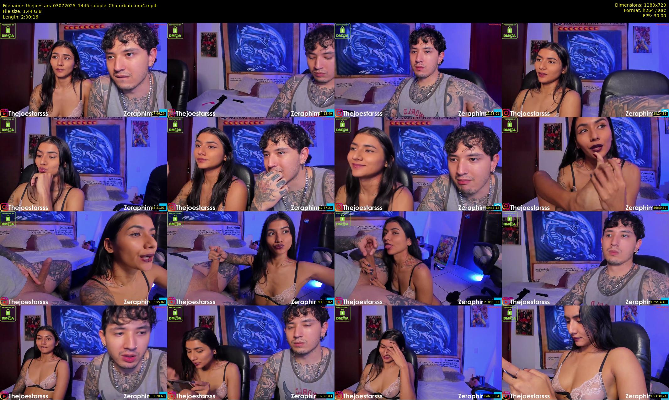 thejoestars — 121 minute Chaturbate couple cam show recording, 720p, Jul 3, 2025