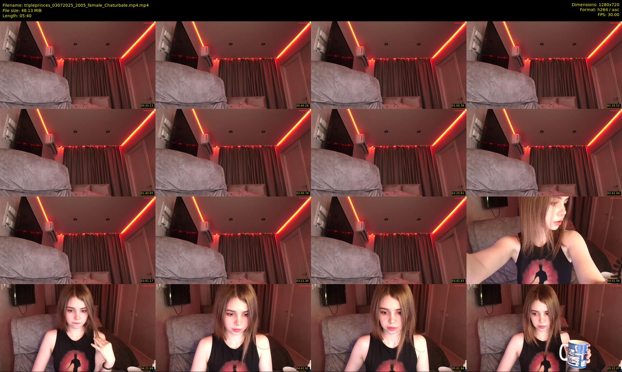 tripleprinces — 6 minute Chaturbate female cam show recording, 720p, Jul 3, 2025