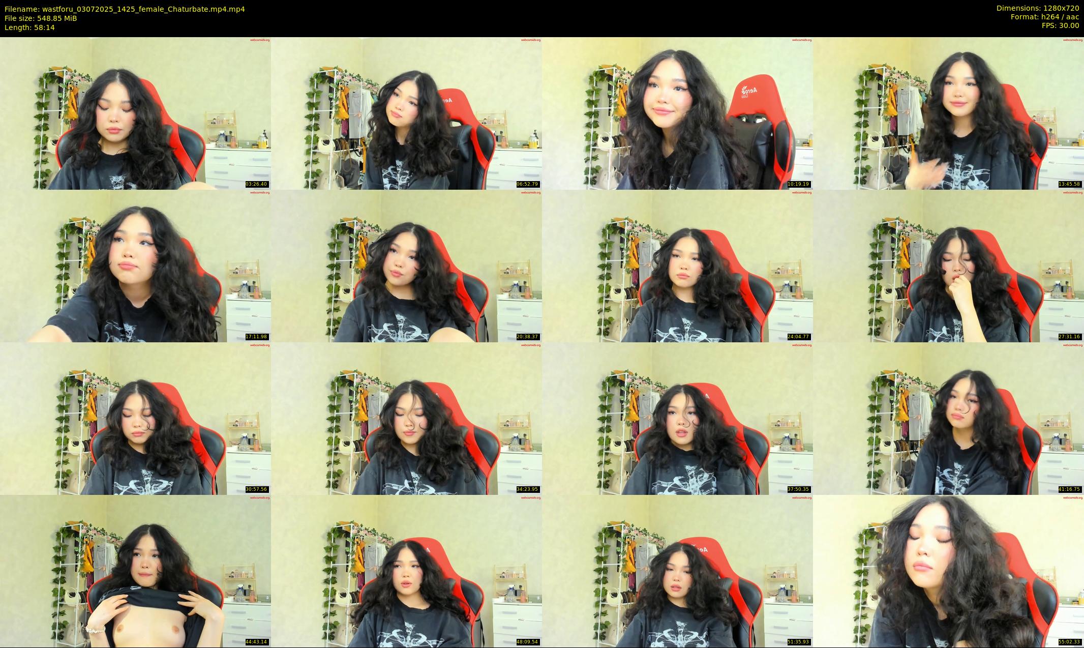 wastforu — 59 minute Chaturbate female cam show recording, 720p, Jul 3, 2025