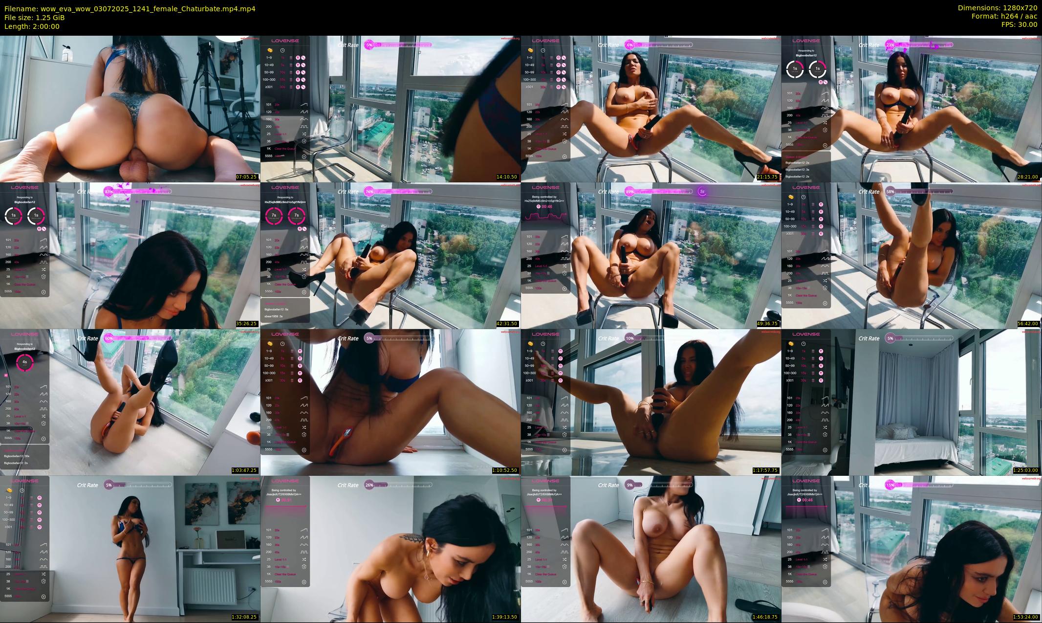 wow_eva_wow — 120 minute Chaturbate female cam show recording, 720p, Jul 3, 2025