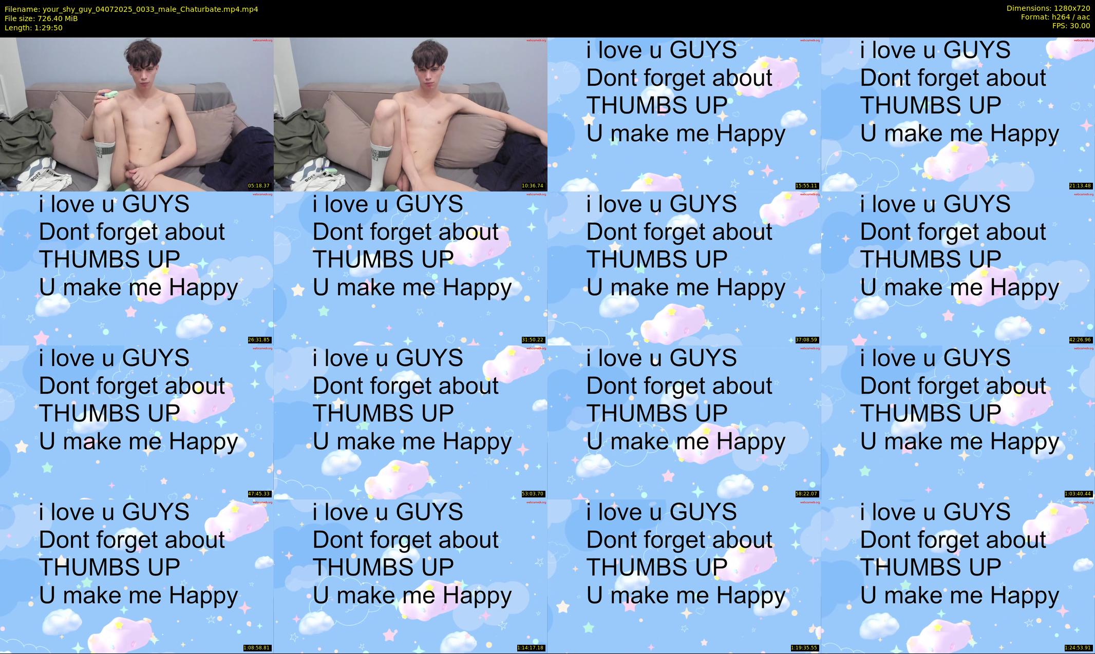 your_shy_guy — 90 minute Chaturbate male cam show recording, 720p, Jul 4, 2025