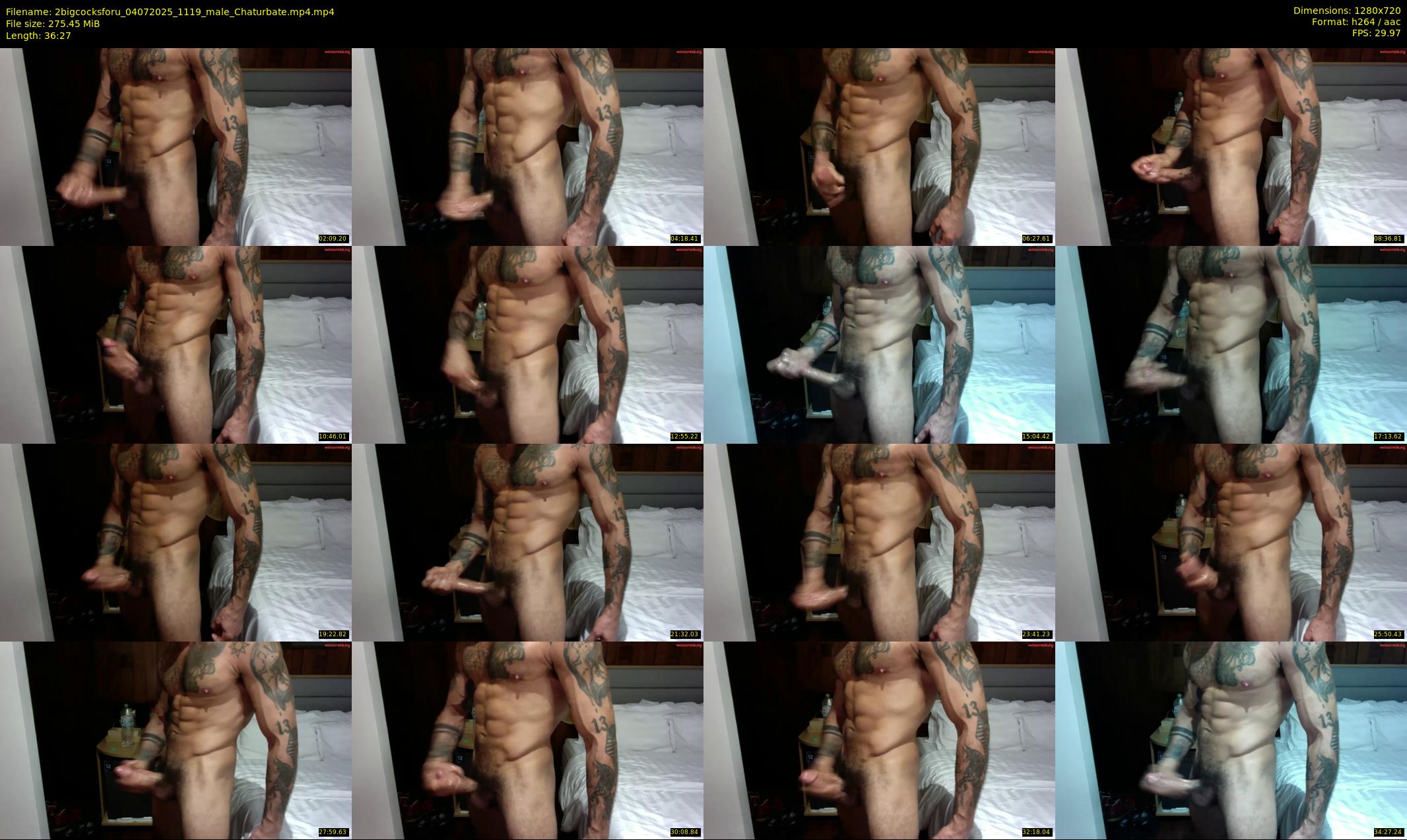 2bigcocksforu — 37 minute Chaturbate male cam show recording, 720p, Jul 4, 2025