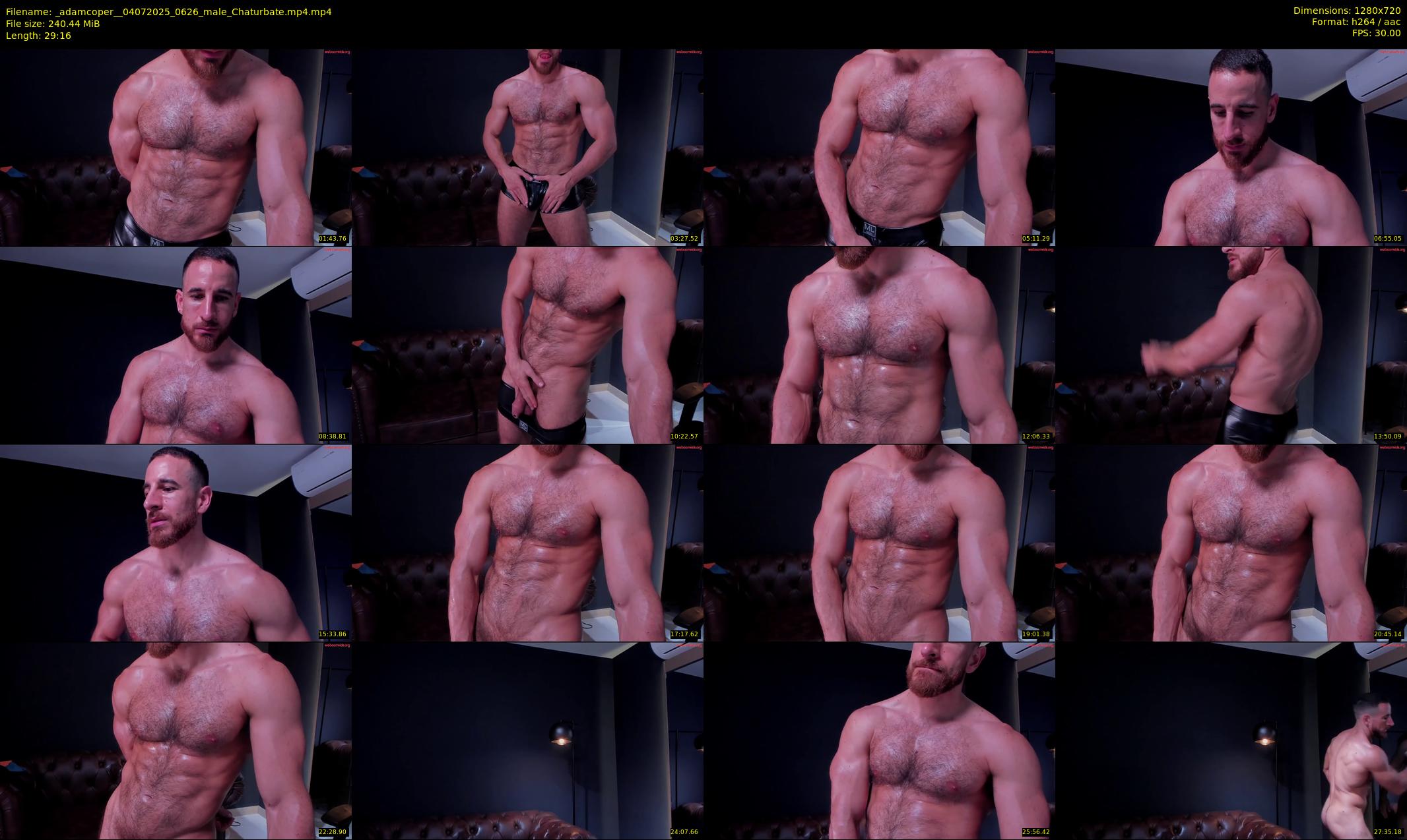 _adamcoper_ — 30 minute Chaturbate male cam show recording, 720p, Jul 4, 2025
