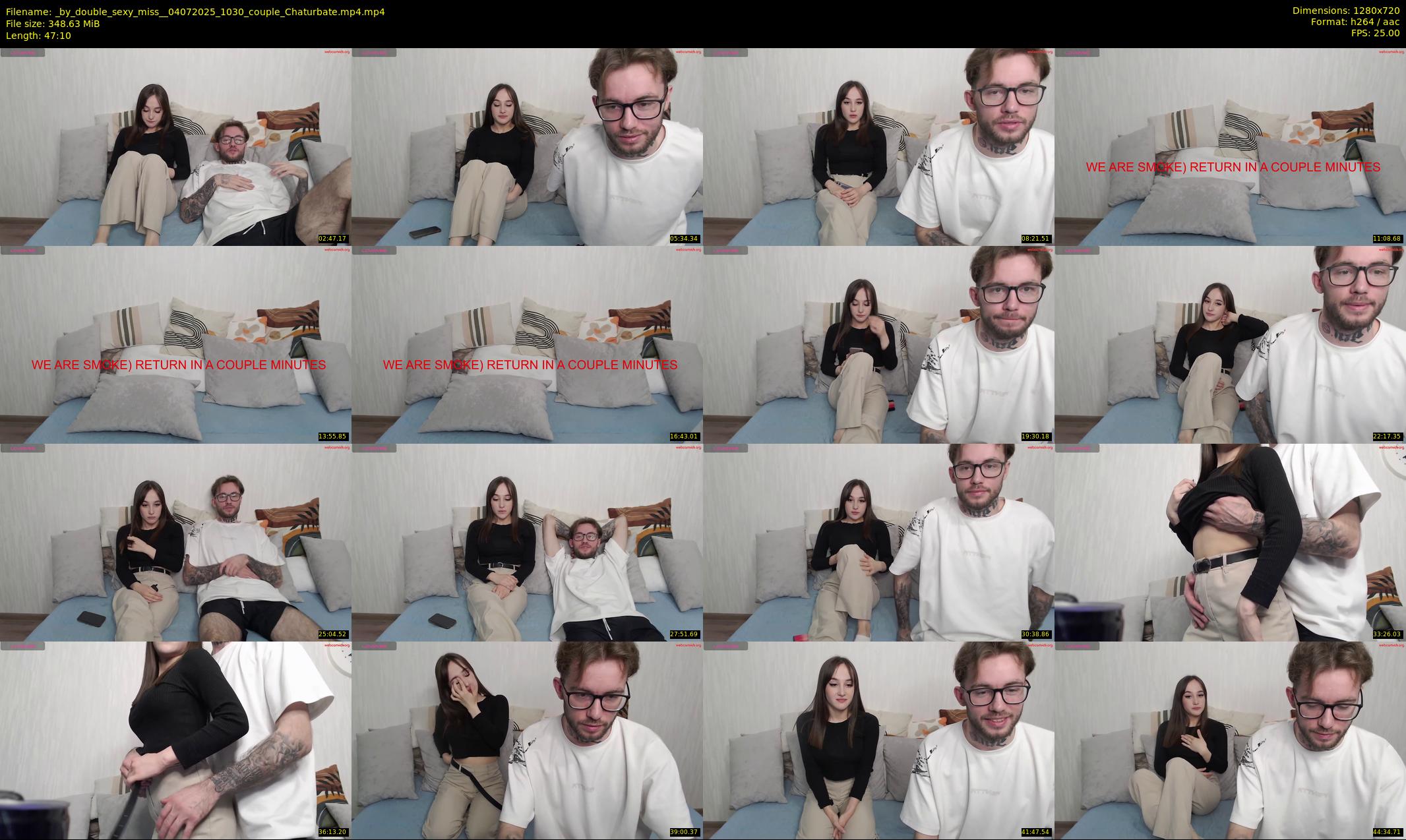 _by_double_sexy_miss_ — 48 minute Chaturbate couple cam show recording, 720p, Jul 4, 2025