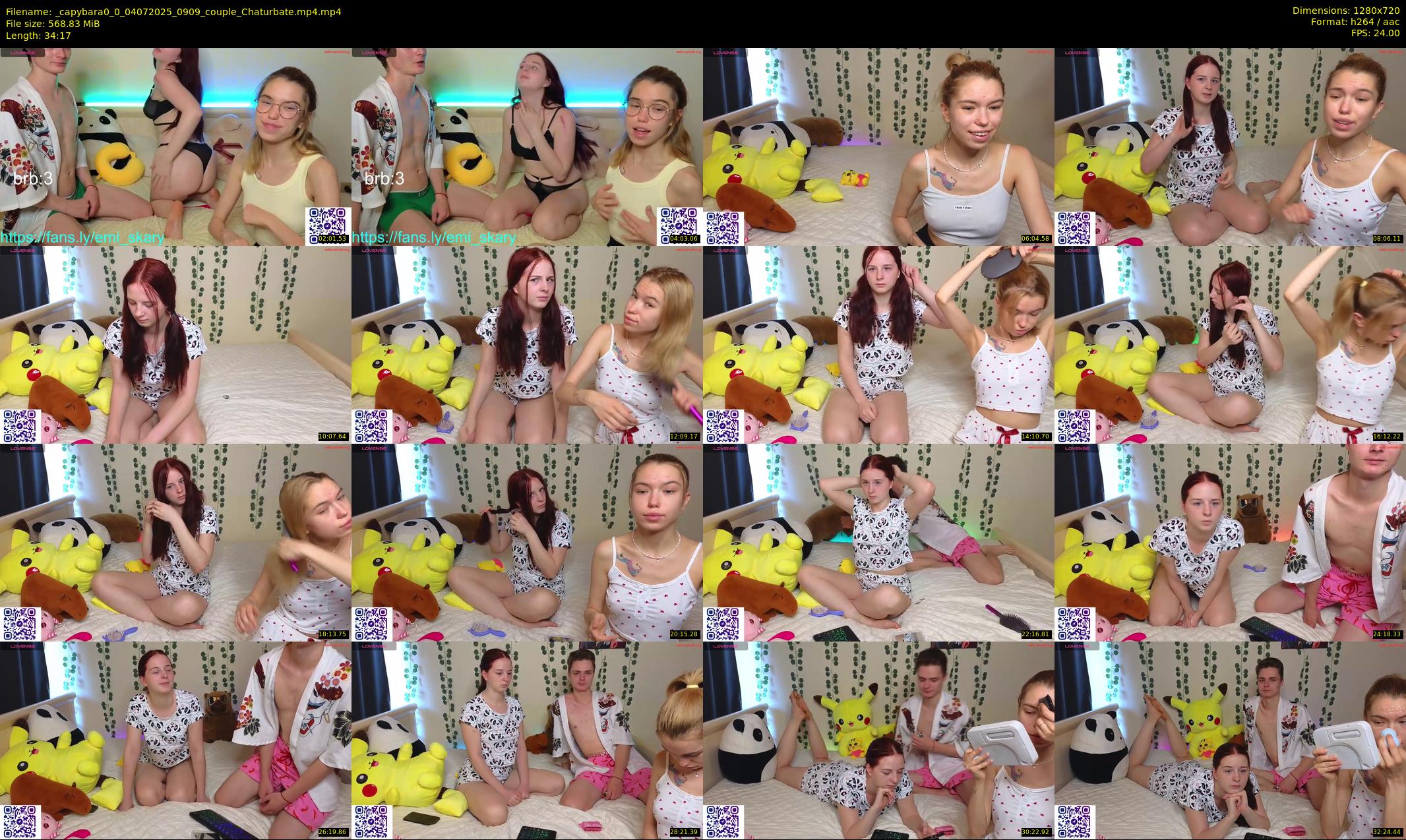 _capybara0_0 — 35 minute Chaturbate couple cam show recording, 720p, Jul 4, 2025
