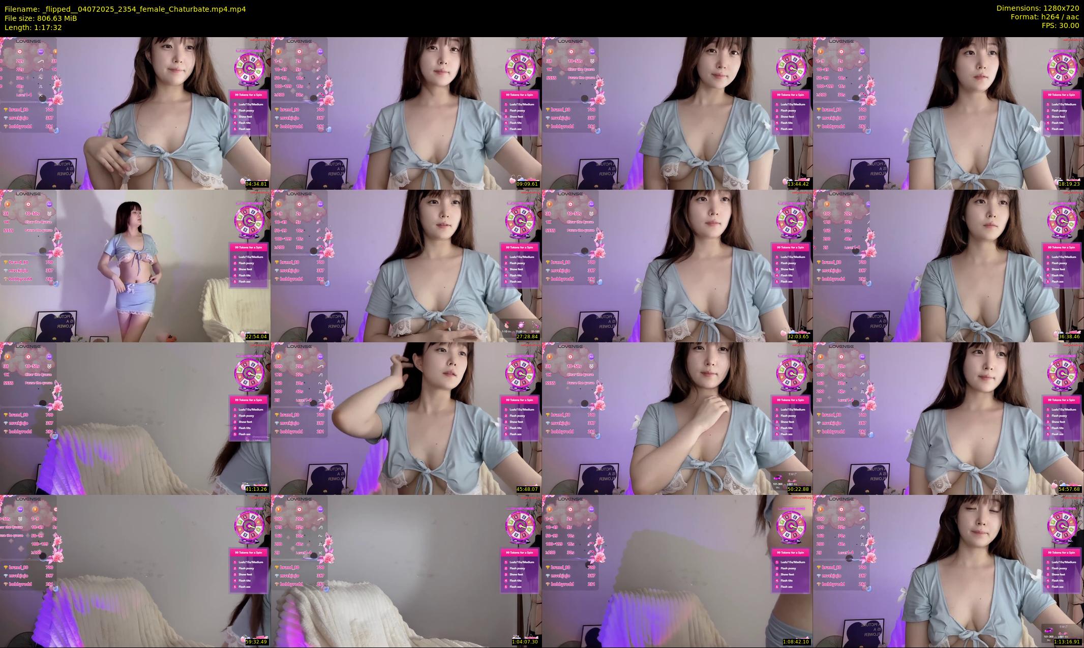 _flipped_ — 78 minute Chaturbate female cam show recording, 720p, Jul 4, 2025