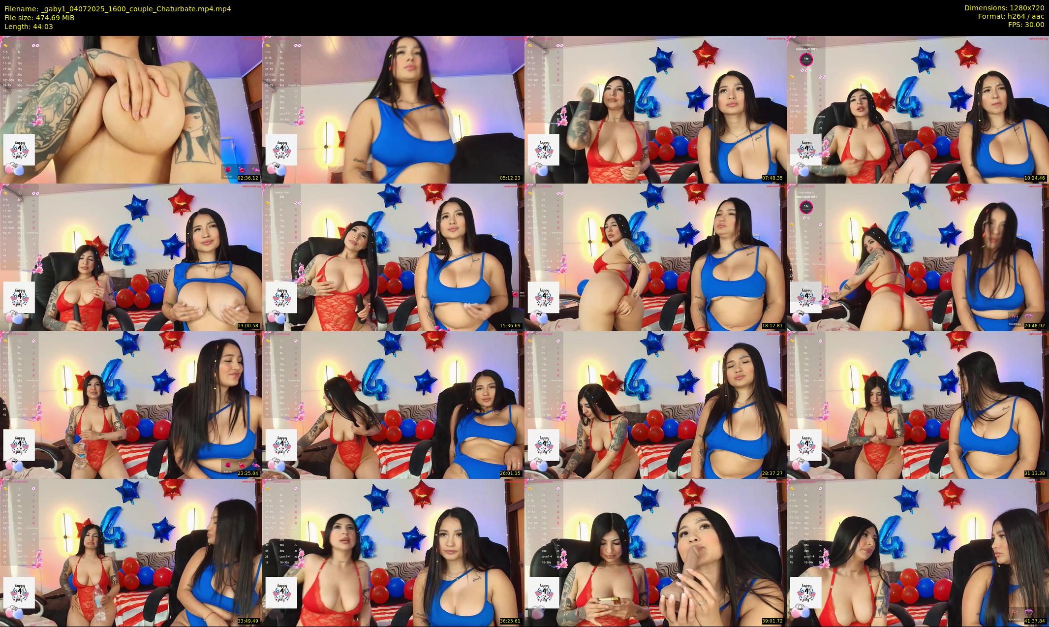 _gaby1 — 45 minute Chaturbate female cam show recording, 720p, Jul 4, 2025
