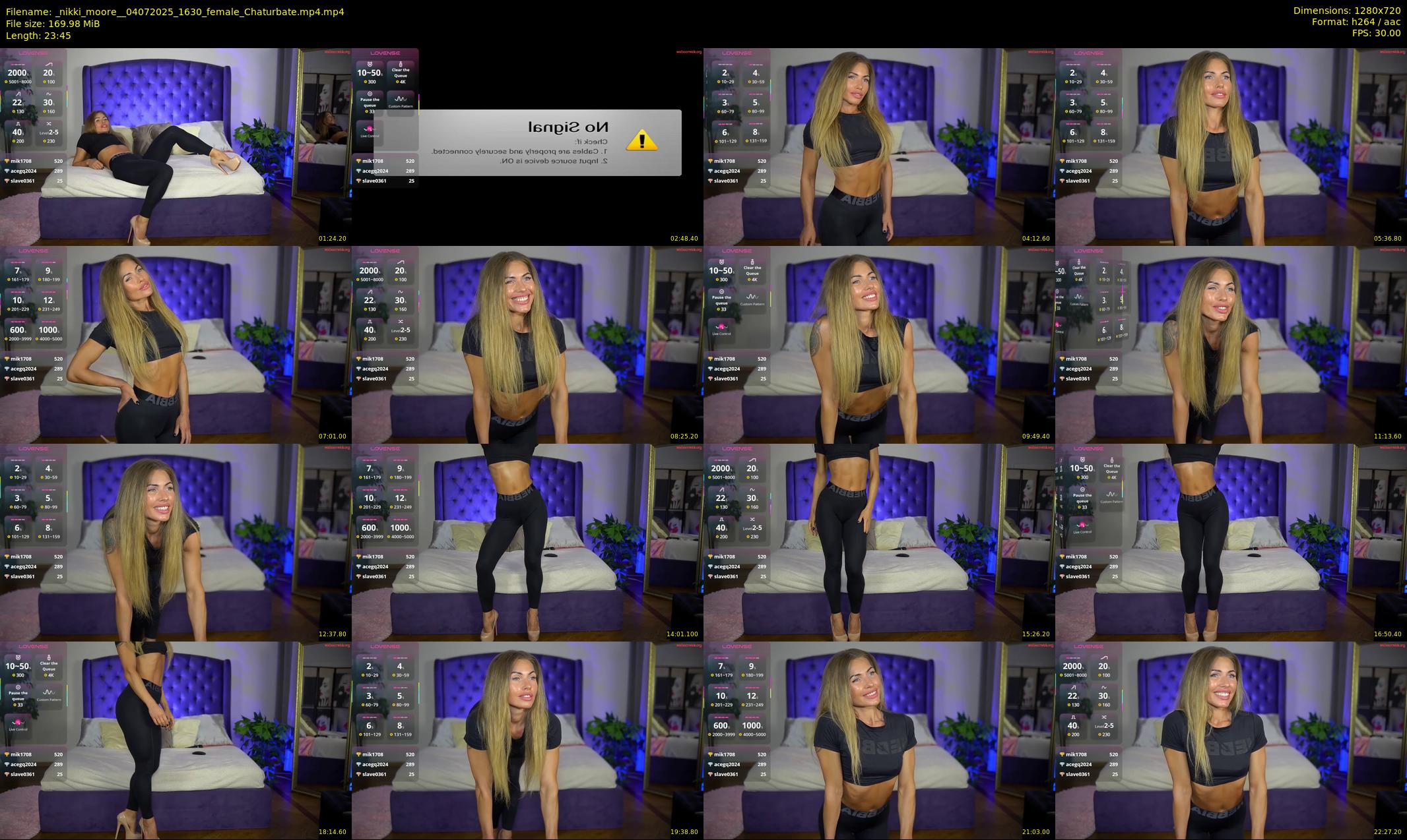 _nikki_moore_ — 24 minute Chaturbate female cam show recording, 720p, Jul 4, 2025