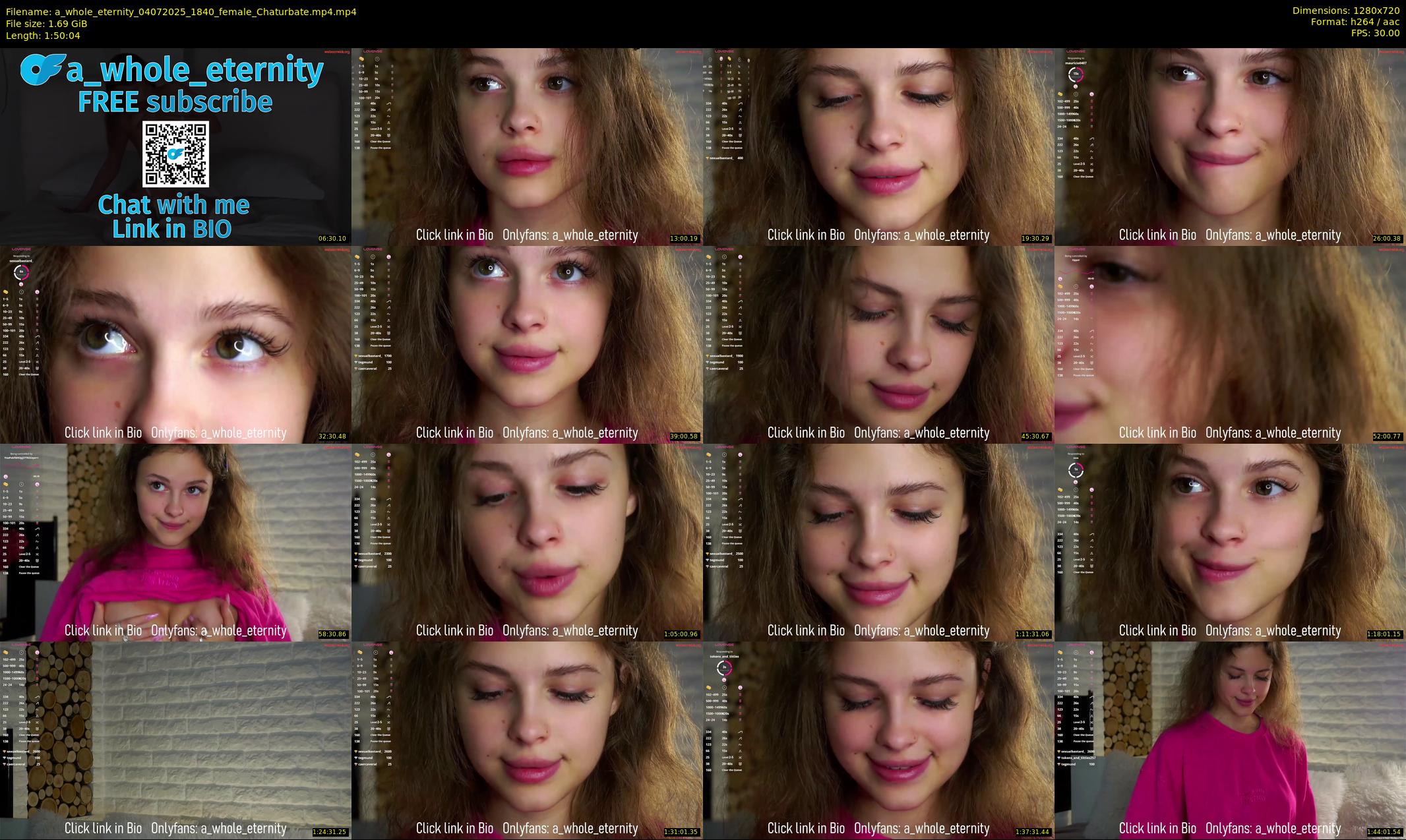 a_whole_eternity — 111 minute Chaturbate female cam show recording, 720p, Jul 4, 2025