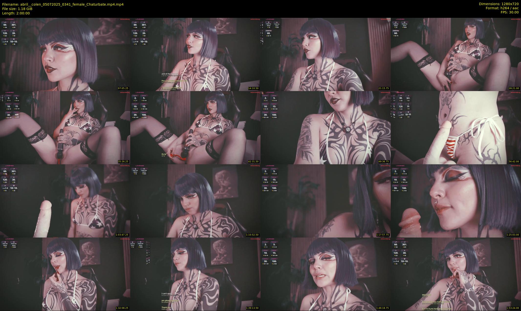 abril__colen — 120 minute Chaturbate female cam show recording, 720p, Jul 5, 2025