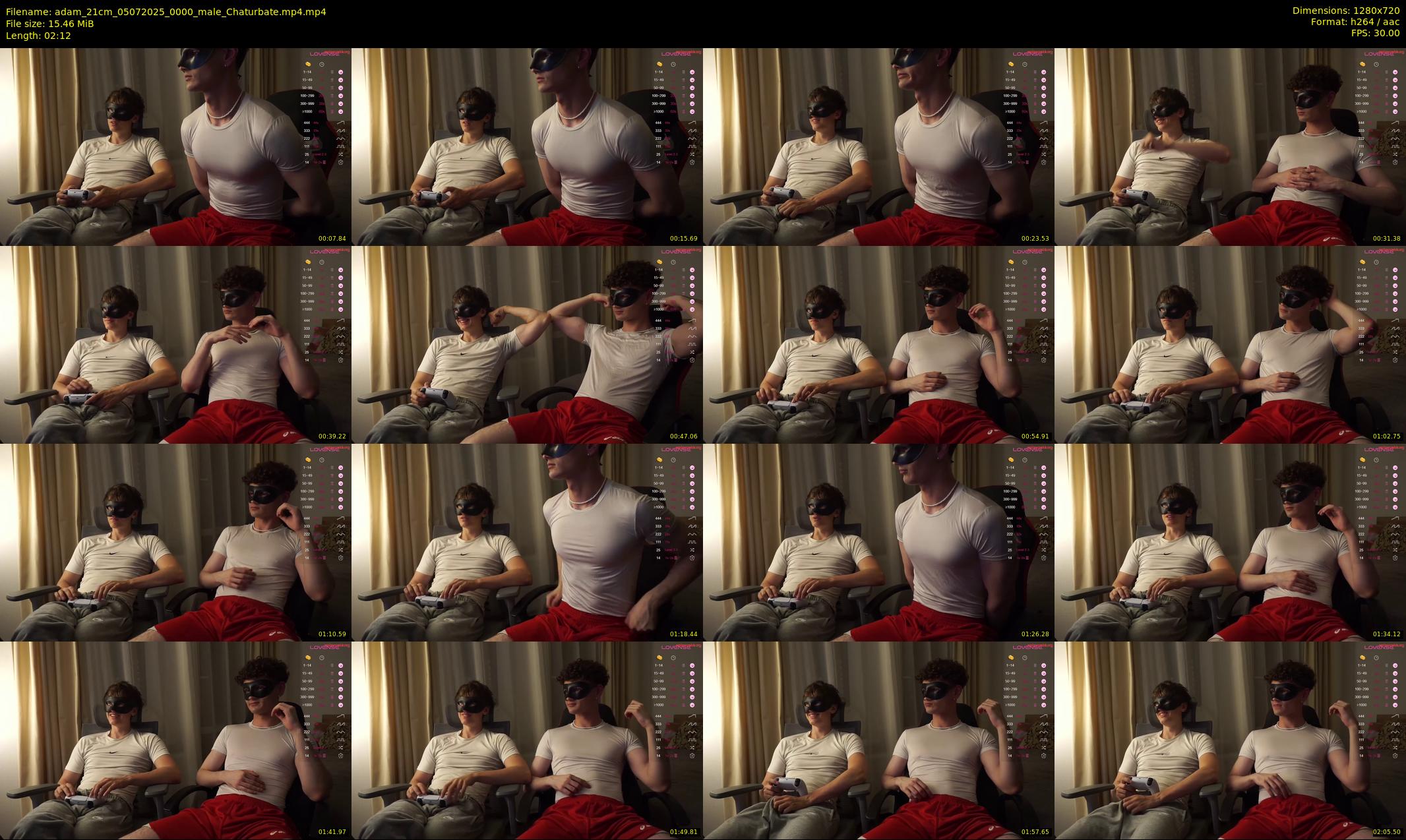 adam_21cm — 3 minute Chaturbate male cam show recording, 720p, Jul 5, 2025