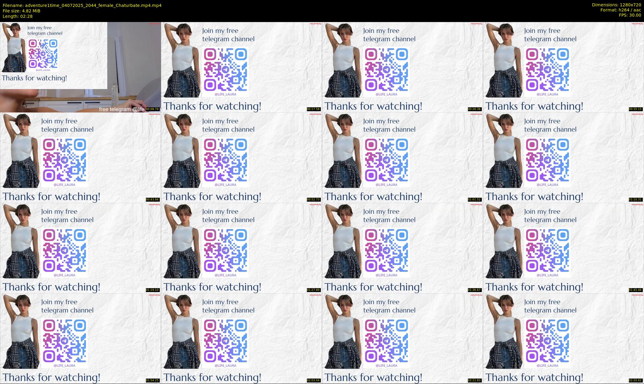 adventure1time — 3 minute Chaturbate female cam show recording, 720p, Jul 4, 2025