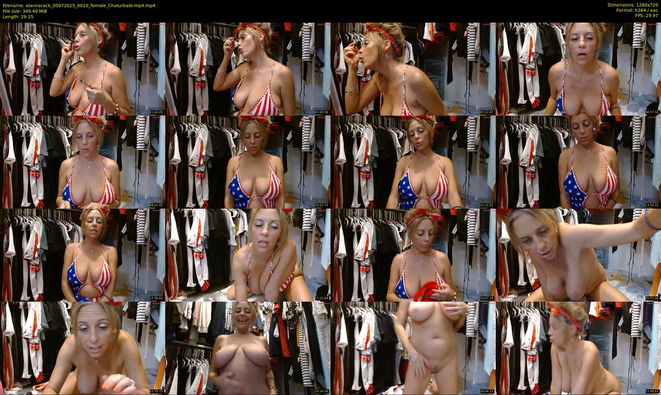 alannarack — 30 minute Chaturbate female cam show recording, 720p, Jul 5, 2025