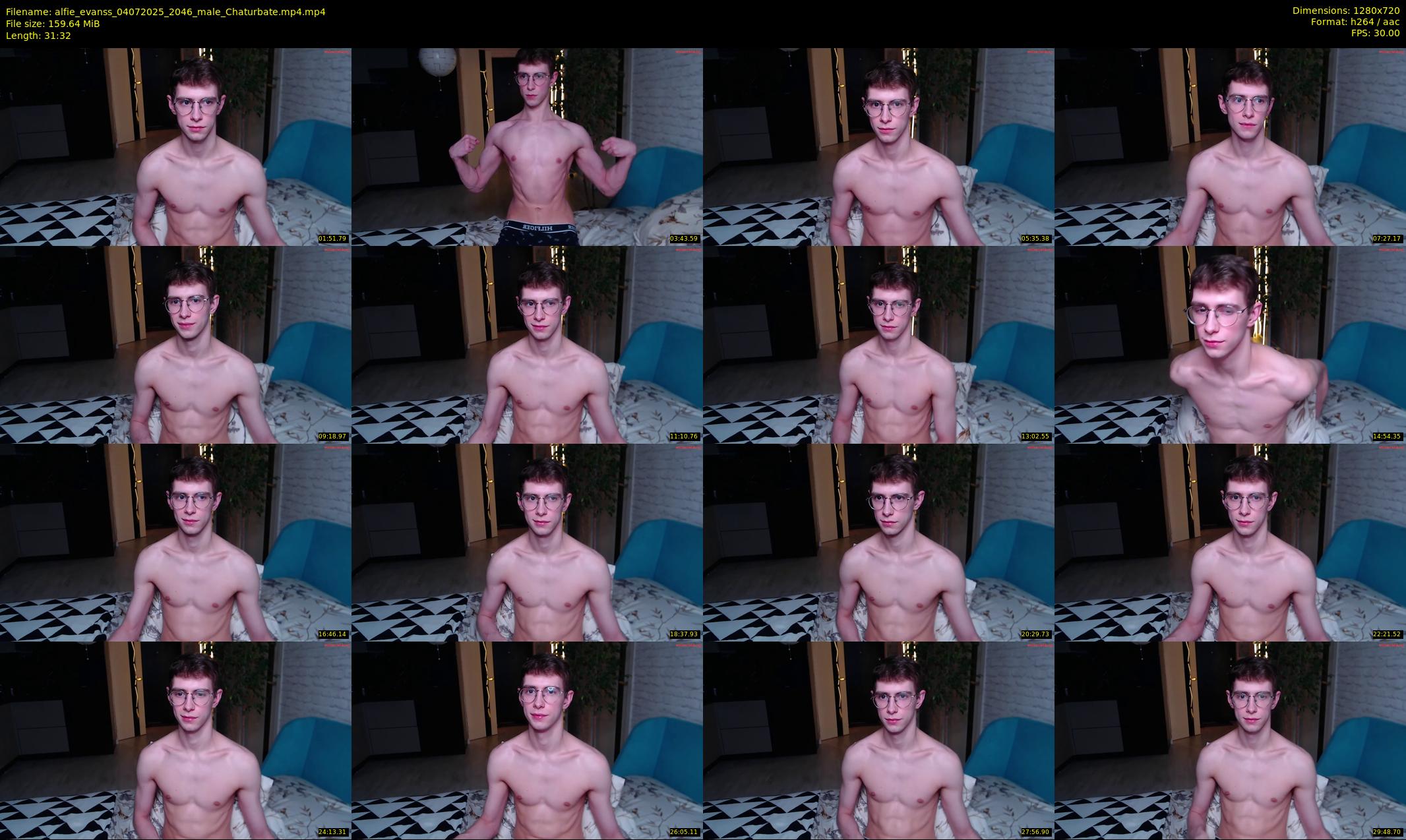alfie_evanss — 32 minute Chaturbate male cam show recording, 720p, Jul 4, 2025