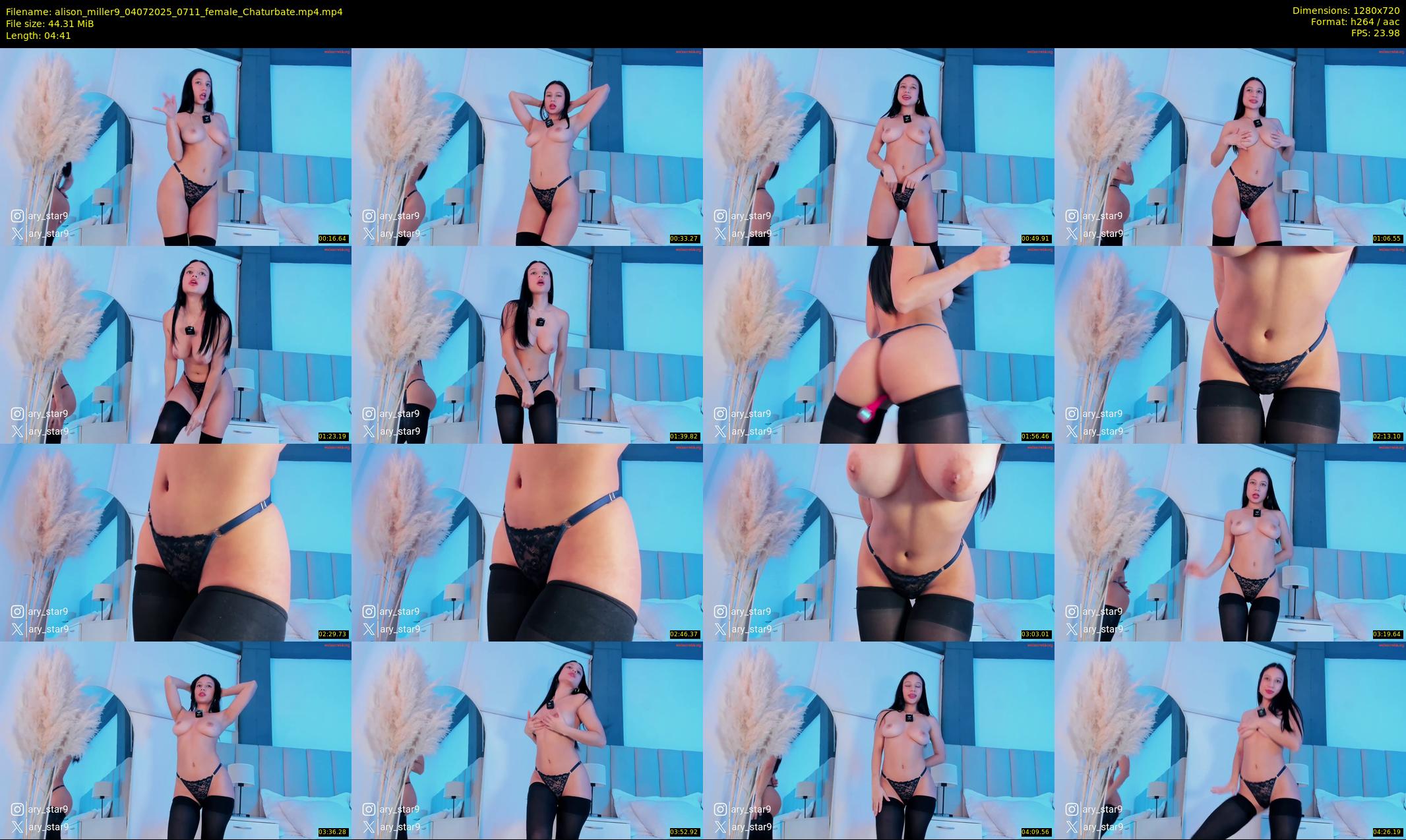 alison_miller9 — 5 minute Chaturbate female cam show recording, 720p, Jul 4, 2025