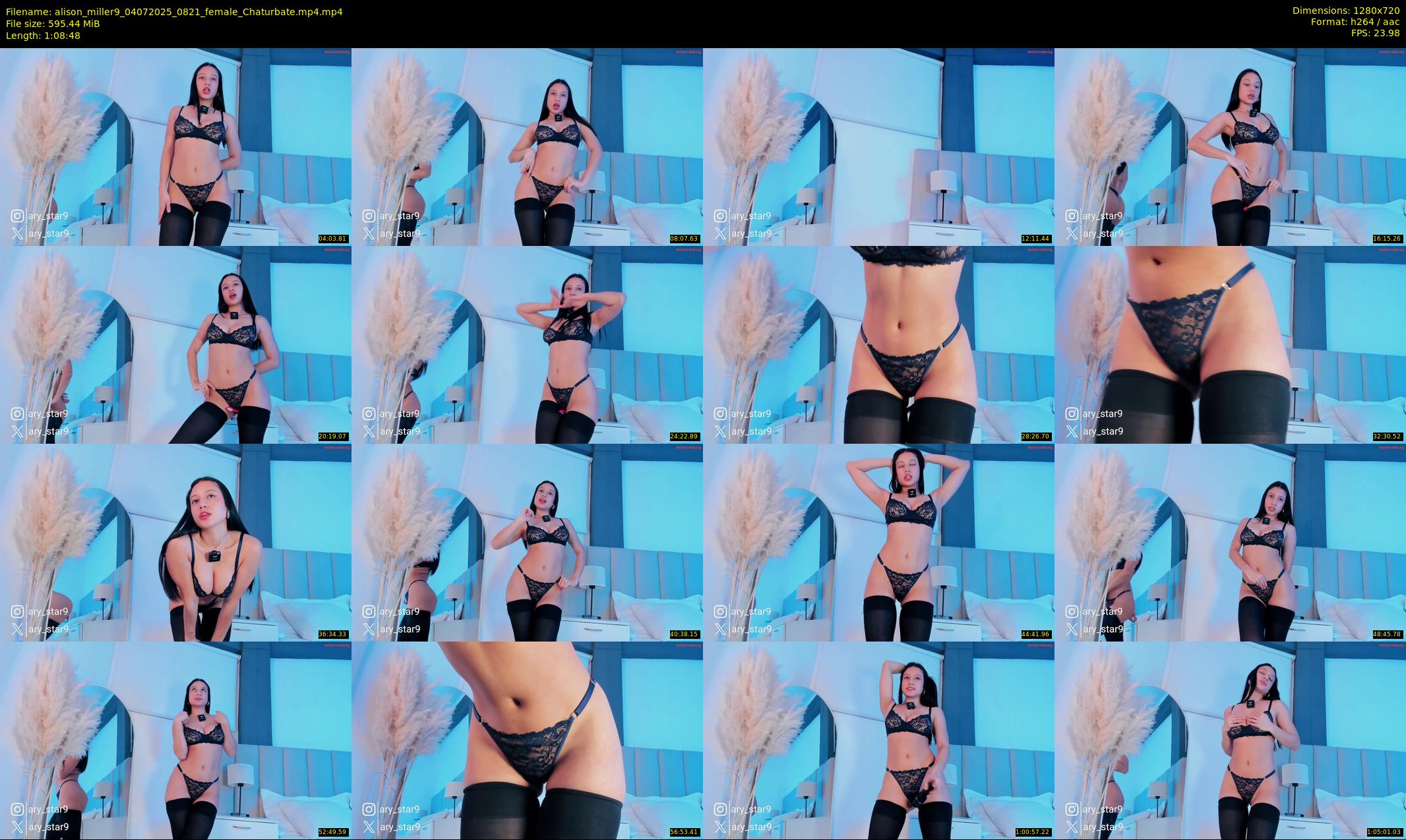 alison_miller9 — 69 minute Chaturbate female cam show recording, 720p, Jul 4, 2025