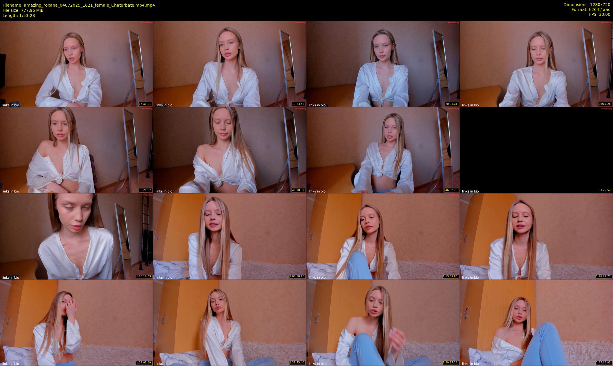 amazing_roxana — 114 minute Chaturbate female cam show recording, 720p, Jul 4, 2025