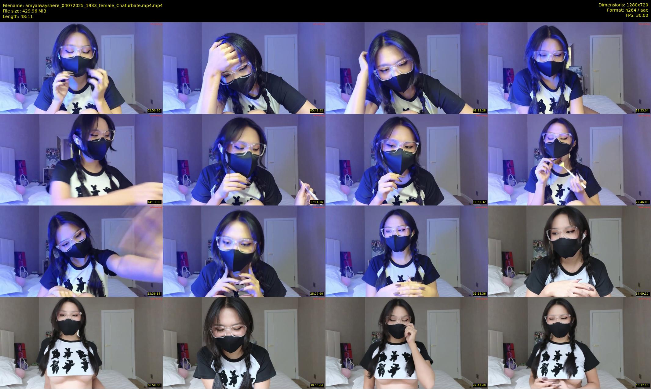 amyalwayshere — 49 minute Chaturbate female cam show recording, 720p, Jul 4, 2025