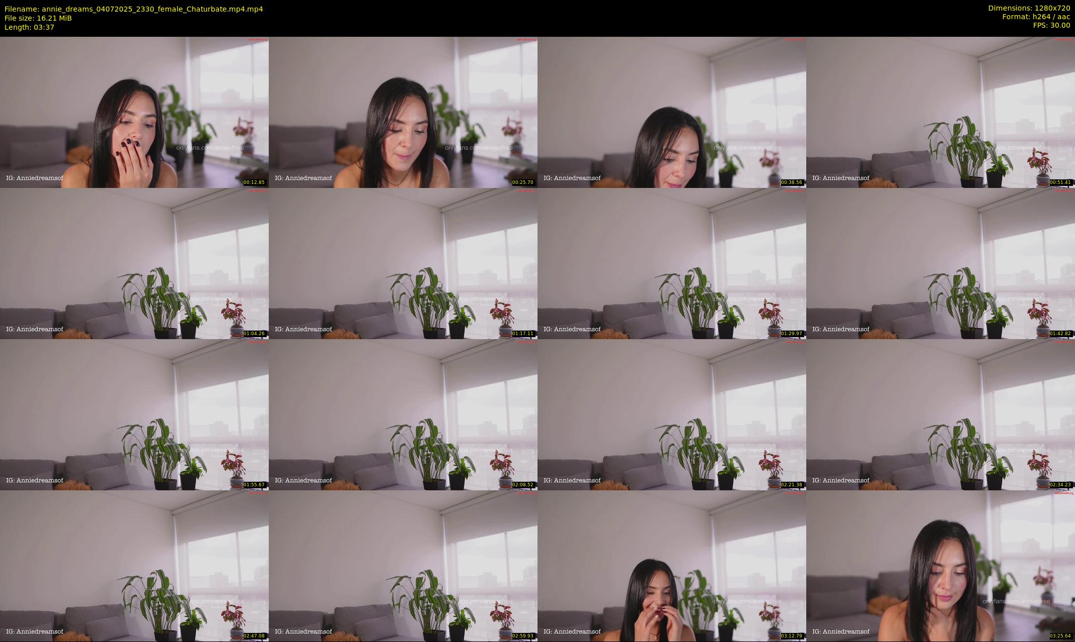 annie_dreams — 4 minute Chaturbate female cam show recording, 720p, Jul 4, 2025