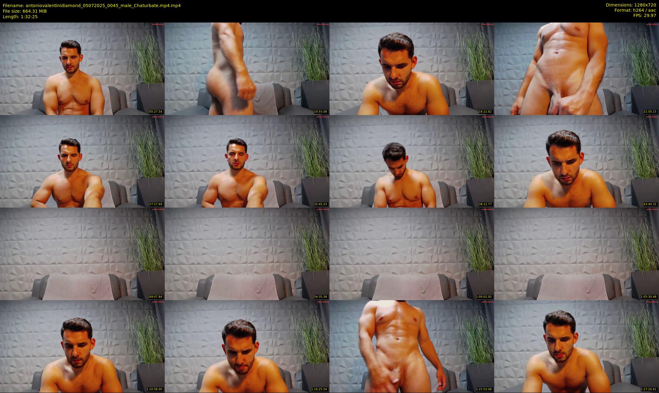 antoniovalentinidiamond — 93 minute Chaturbate male cam show recording, 720p, Jul 5, 2025