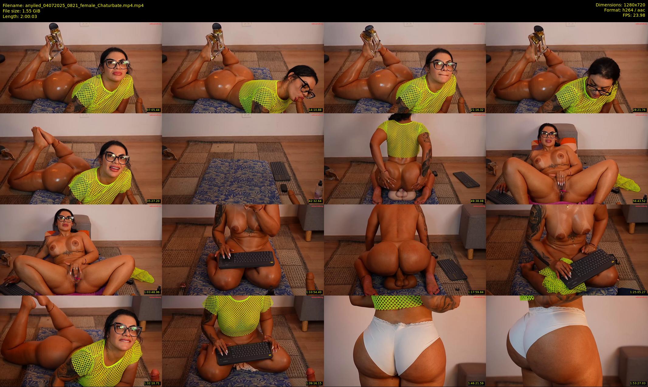 anyiled — 121 minute Chaturbate female cam show recording, 720p, Jul 4, 2025