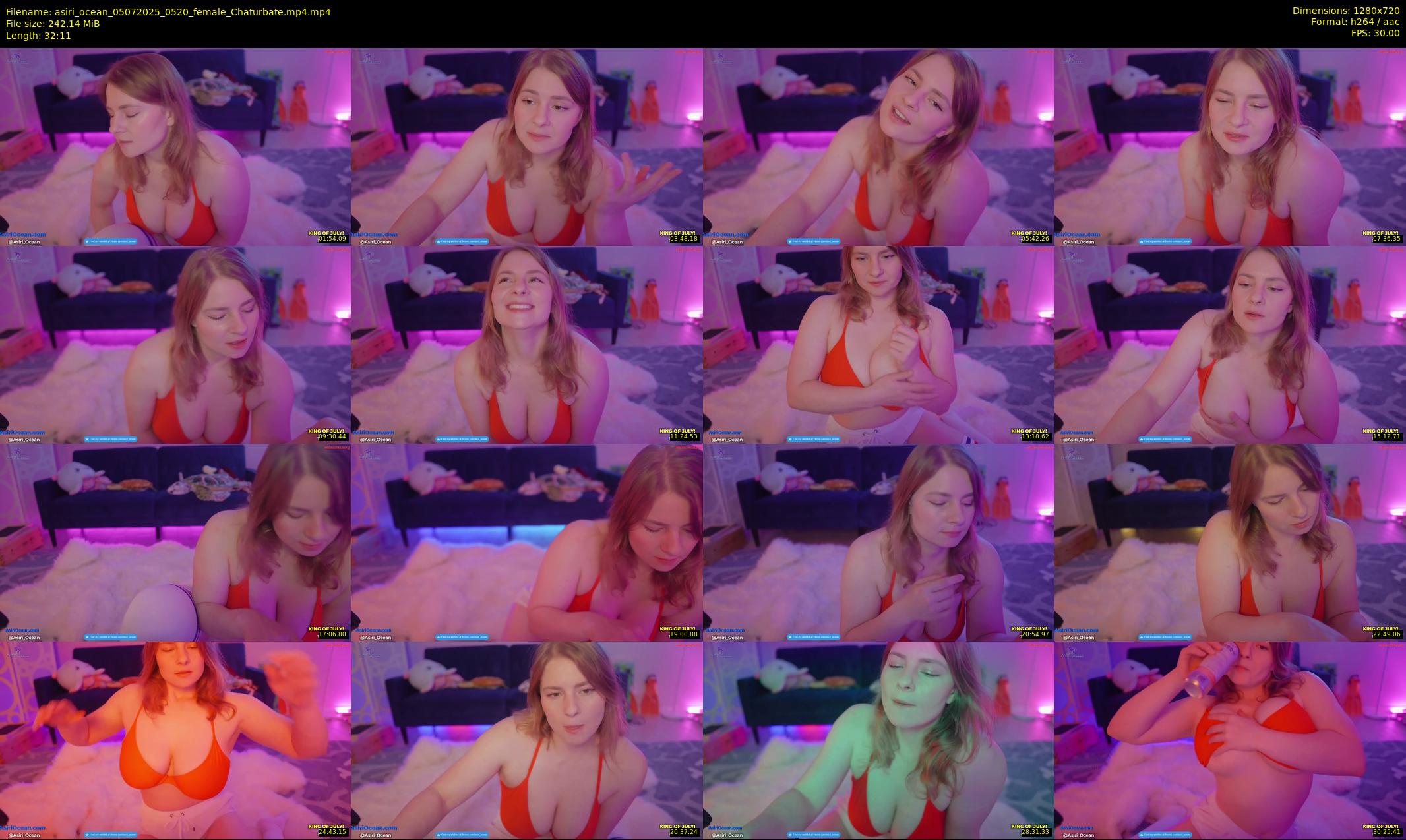 asiri_ocean — 33 minute Chaturbate female cam show recording, 720p, Jul 5, 2025
