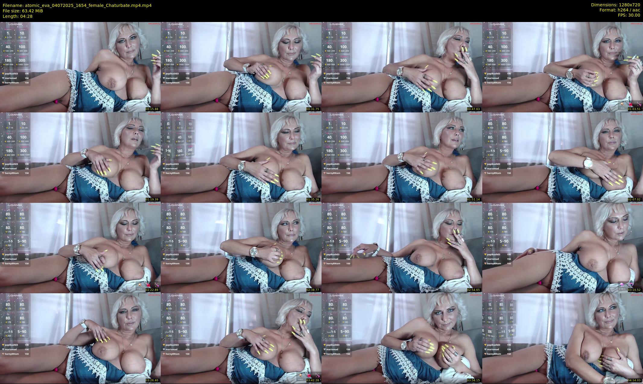 atomic_eva — 5 minute Chaturbate female cam show recording, 720p, Jul 4, 2025