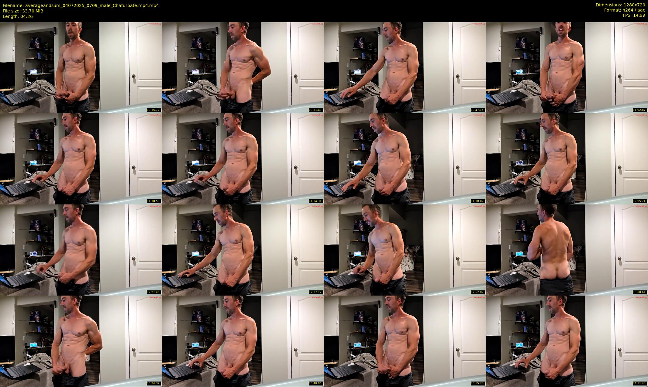averageandsum — 5 minute Chaturbate male cam show recording, 720p, Jul 4, 2025