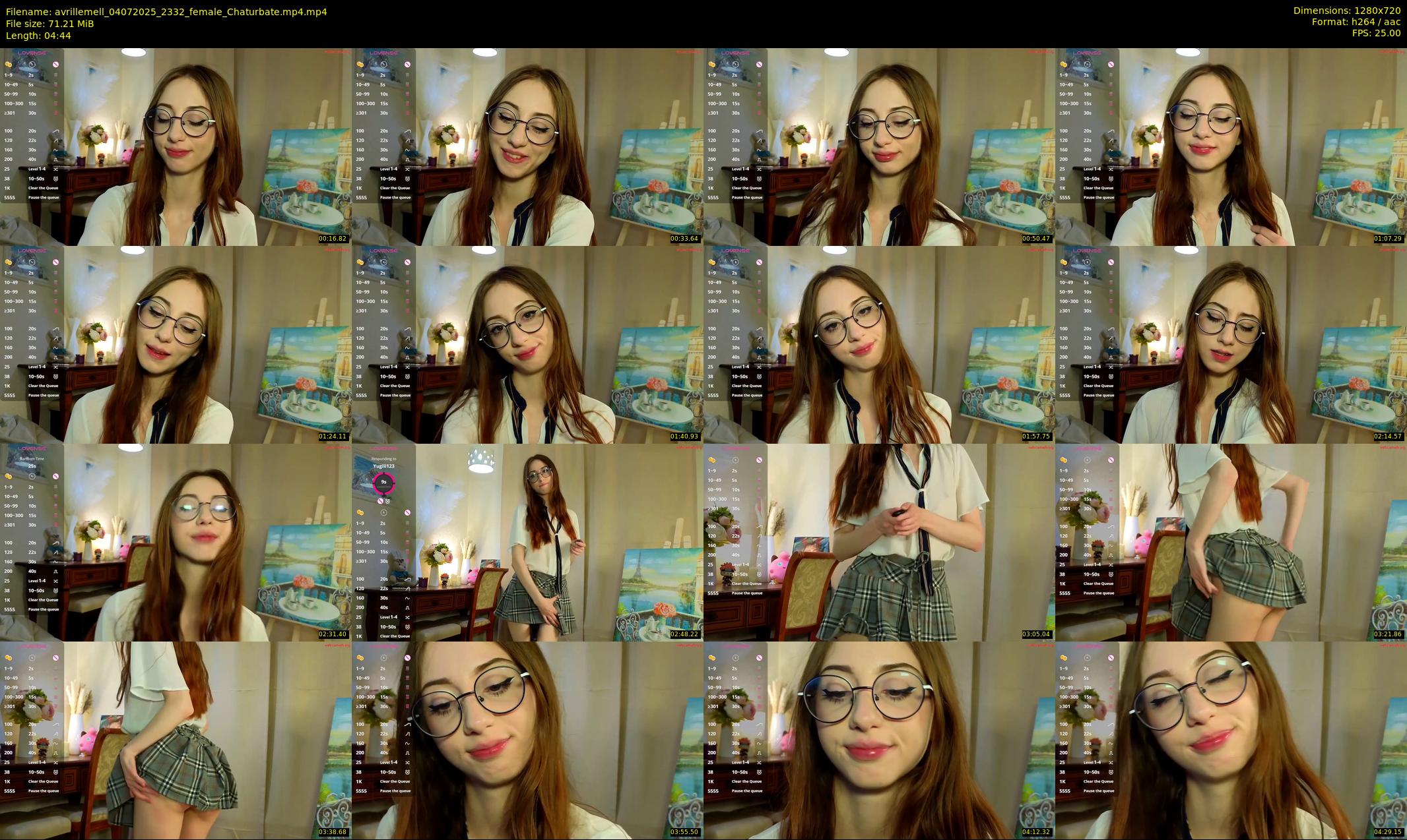avrillemell — 5 minute Chaturbate female cam show recording, 720p, Jul 4, 2025