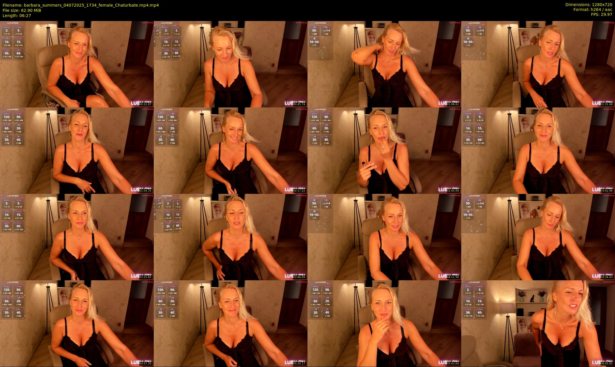 barbara_summers — 7 minute Chaturbate female cam show recording, 720p, Jul 4, 2025
