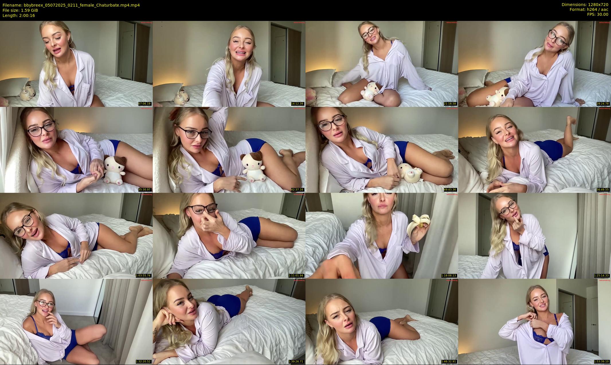 bbybreex — 121 minute Chaturbate female cam show recording, 720p, Jul 5, 2025